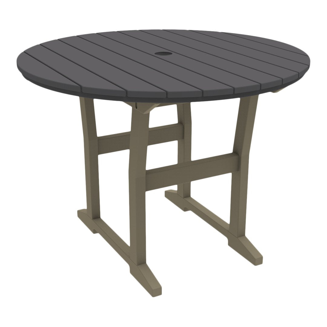 Seaside Casual Coastline Café Round Dining Table