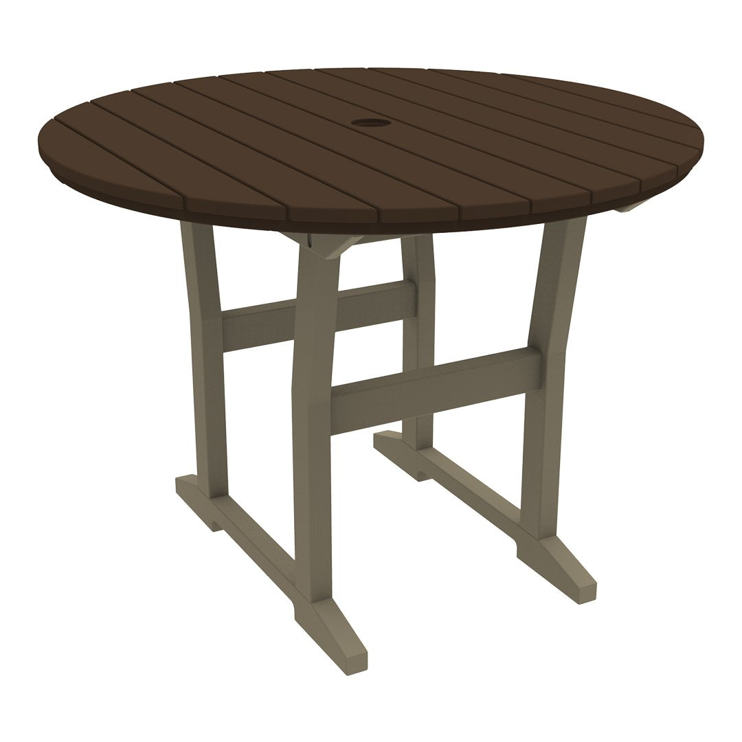 Seaside Casual Coastline Café Round Dining Table