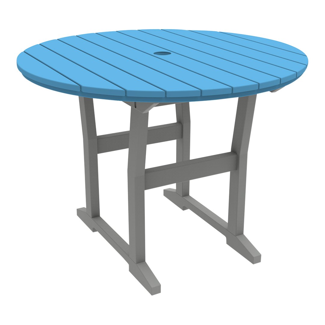 Seaside Casual Coastline Café Round Dining Table