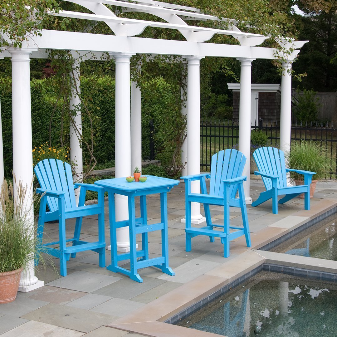 Seaside Casual Adirondack Shellback Bar Chair