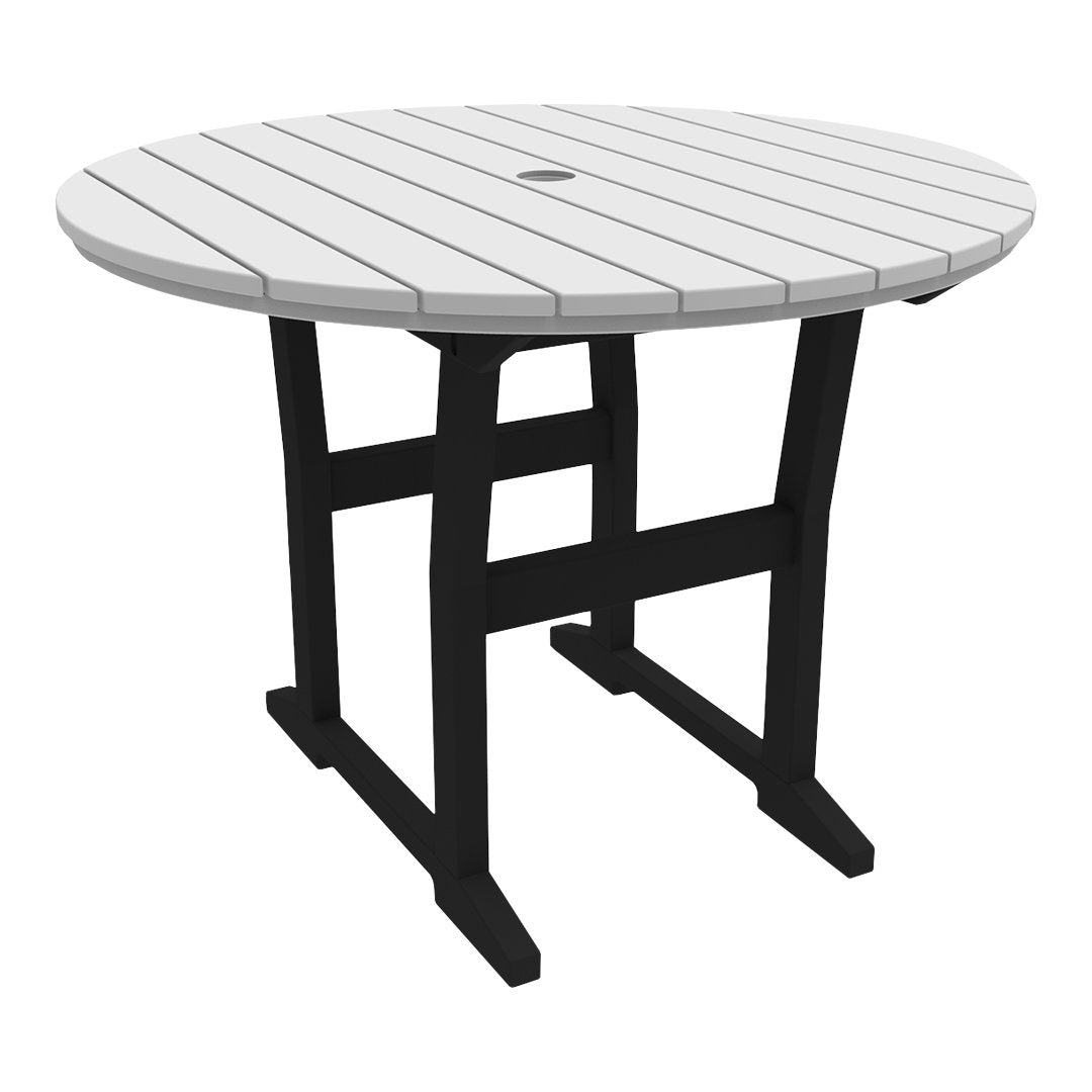 Seaside Casual Coastline Café Round Dining Table