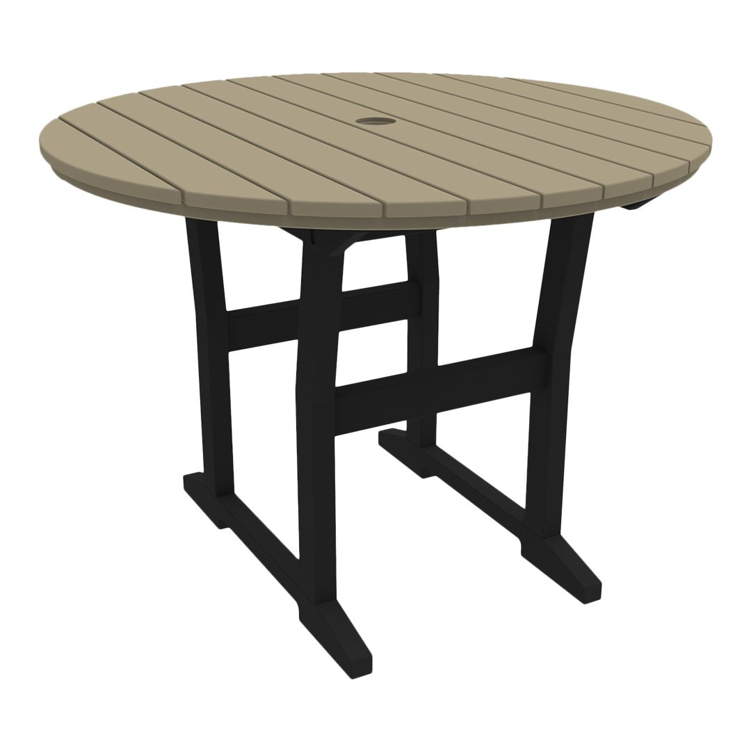 Seaside Casual Coastline Café Round Dining Table