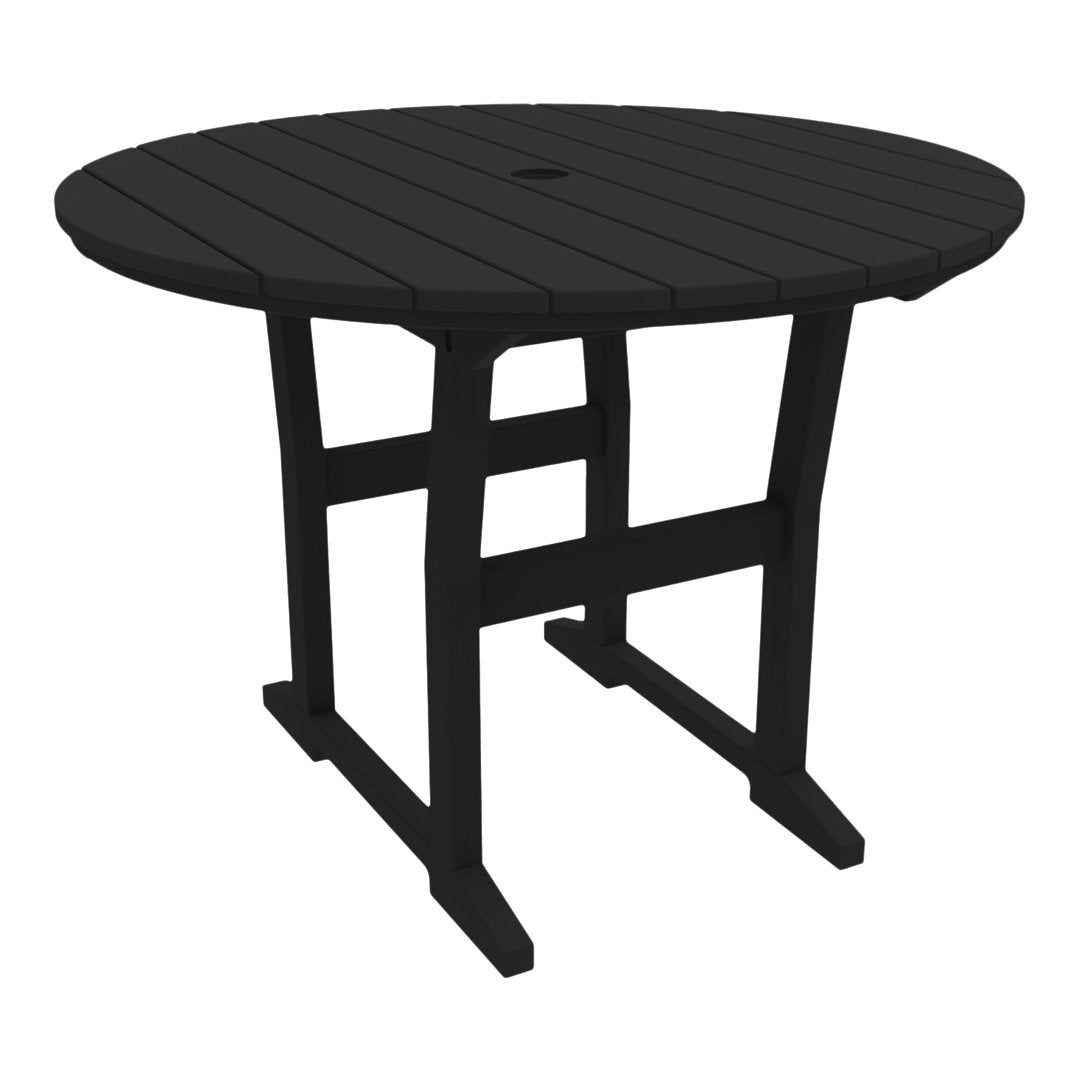 Seaside Casual Coastline Café Round Dining Table