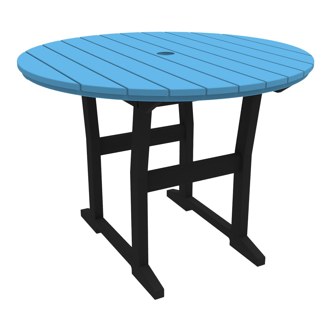 Seaside Casual Coastline Café Round Dining Table