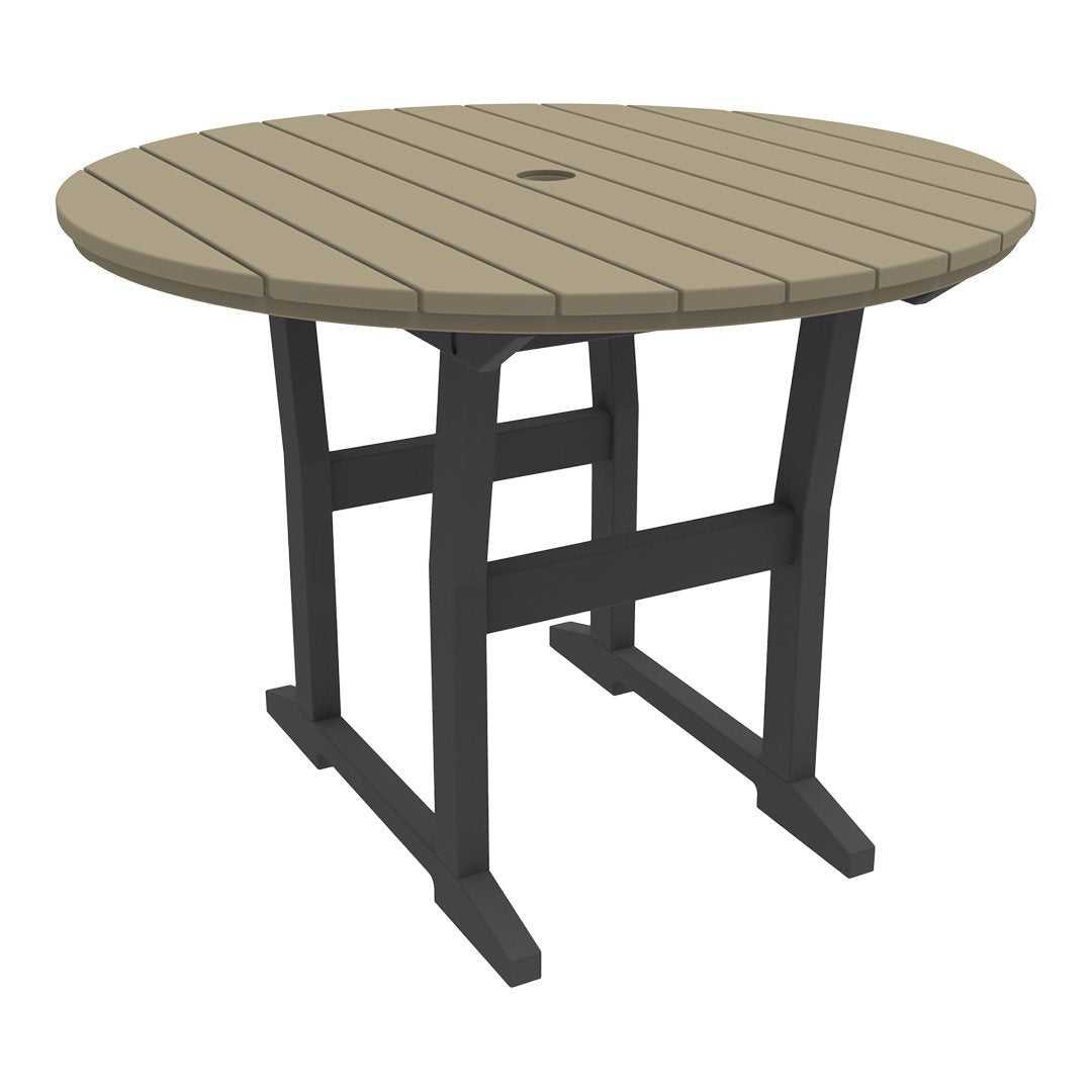Seaside Casual Coastline Café Round Dining Table