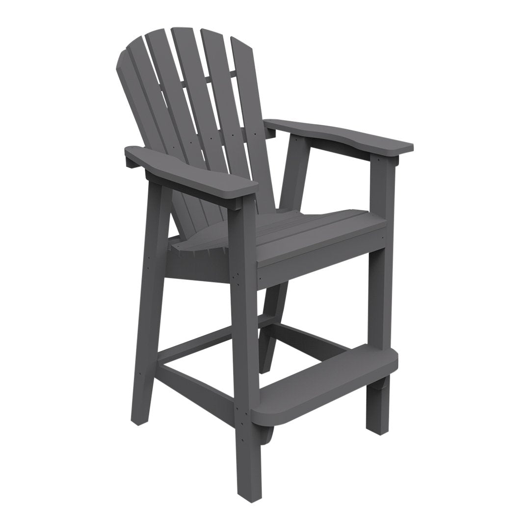 Seaside Casual Adirondack Shellback Bar Chair