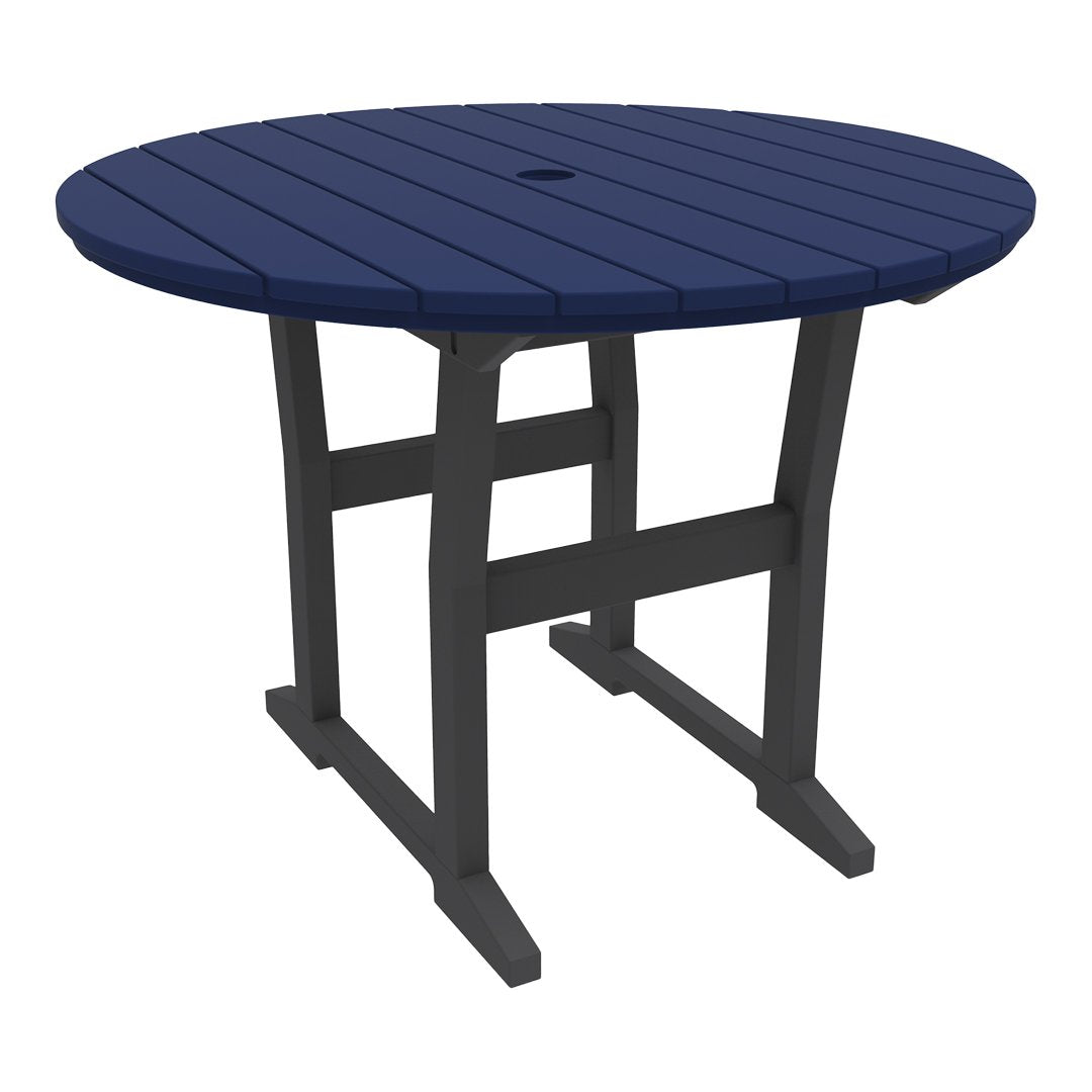 Seaside Casual Coastline Café Round Dining Table