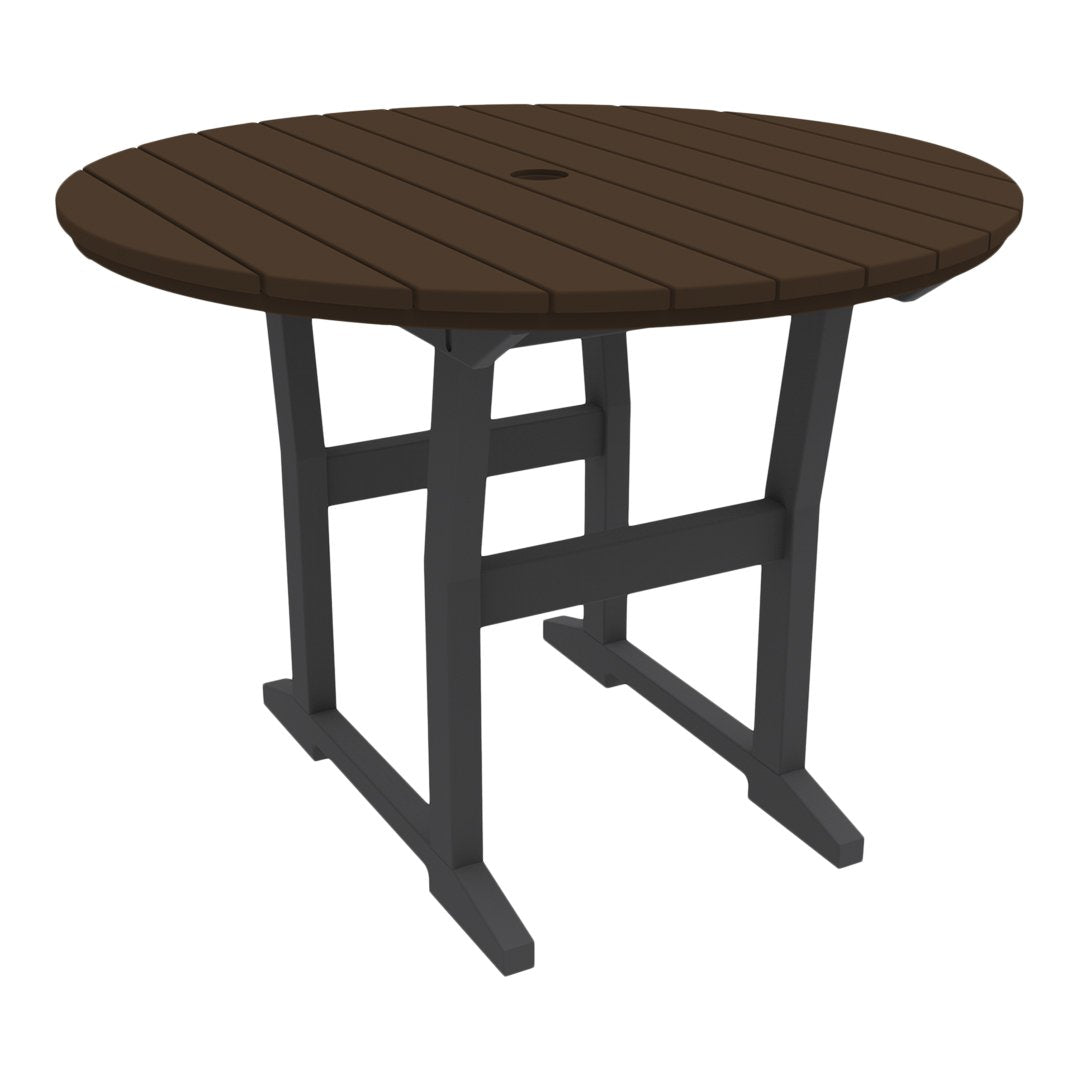 Seaside Casual Coastline Café Round Dining Table
