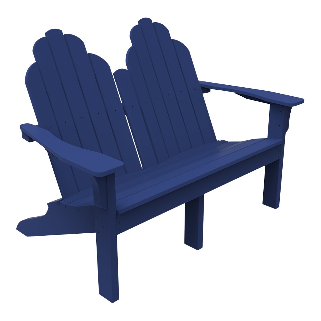 Seaside Casual Adirondack Classic Love Seat