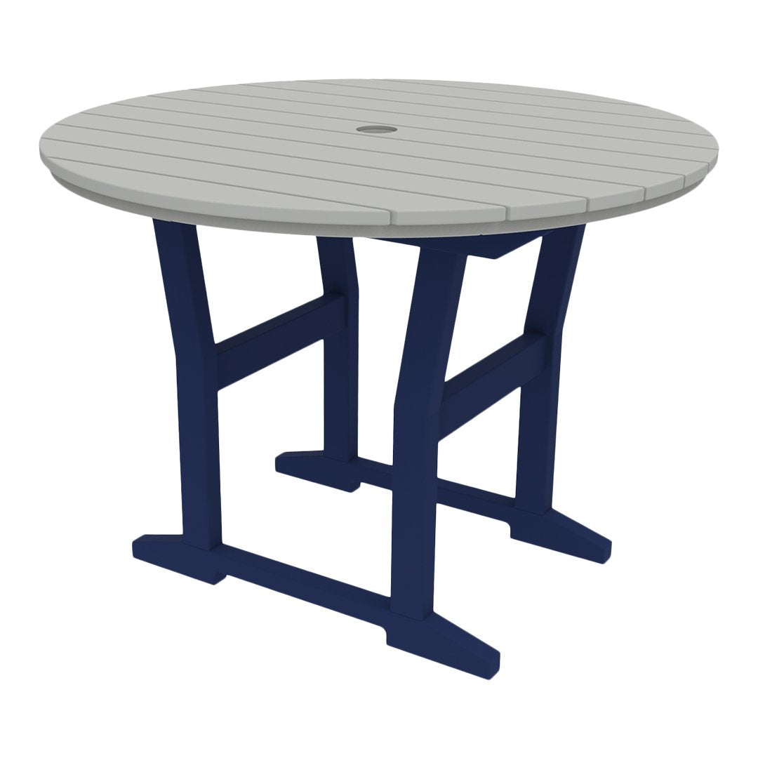 Seaside Casual Coastline Café Round Dining Table