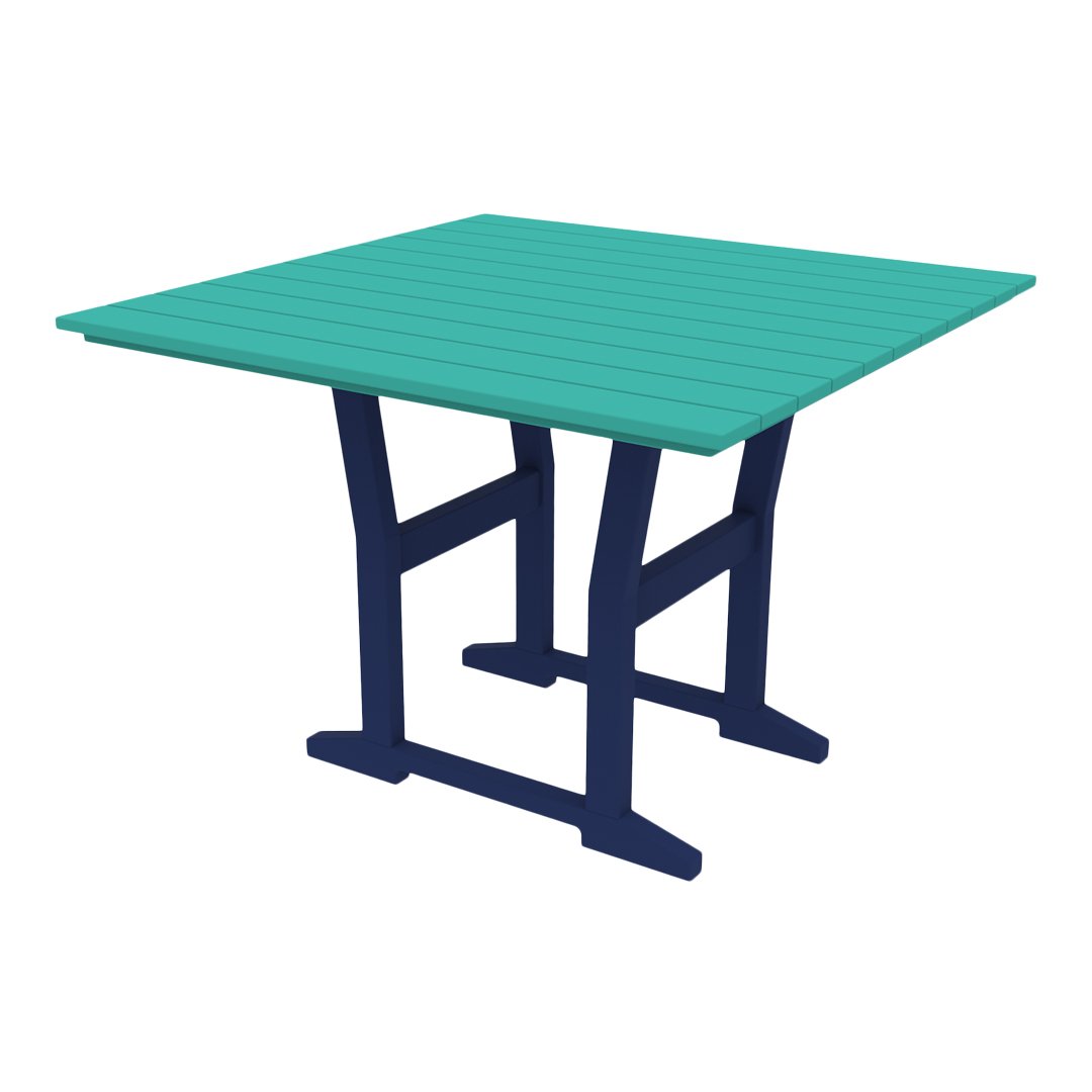 Seaside Casual Coastline Cafe Square Dining Table