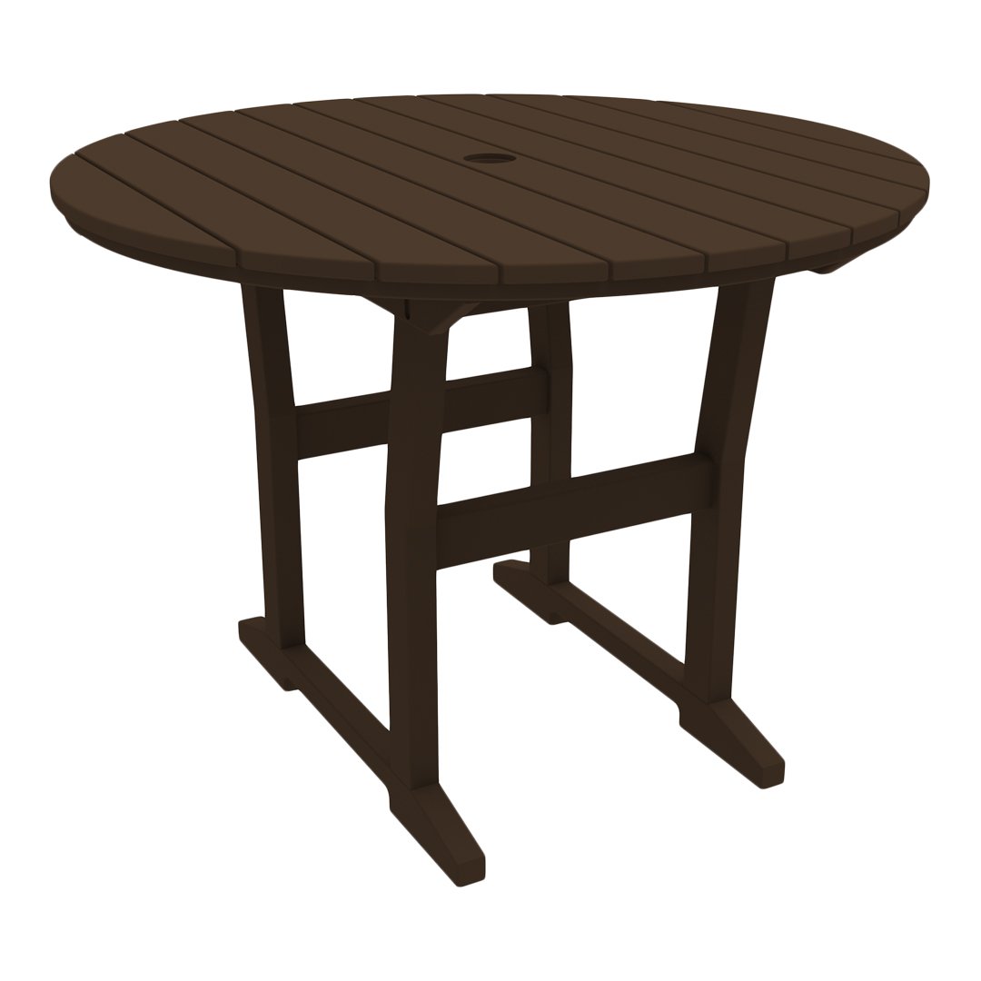 Seaside Casual Coastline Café Round Dining Table
