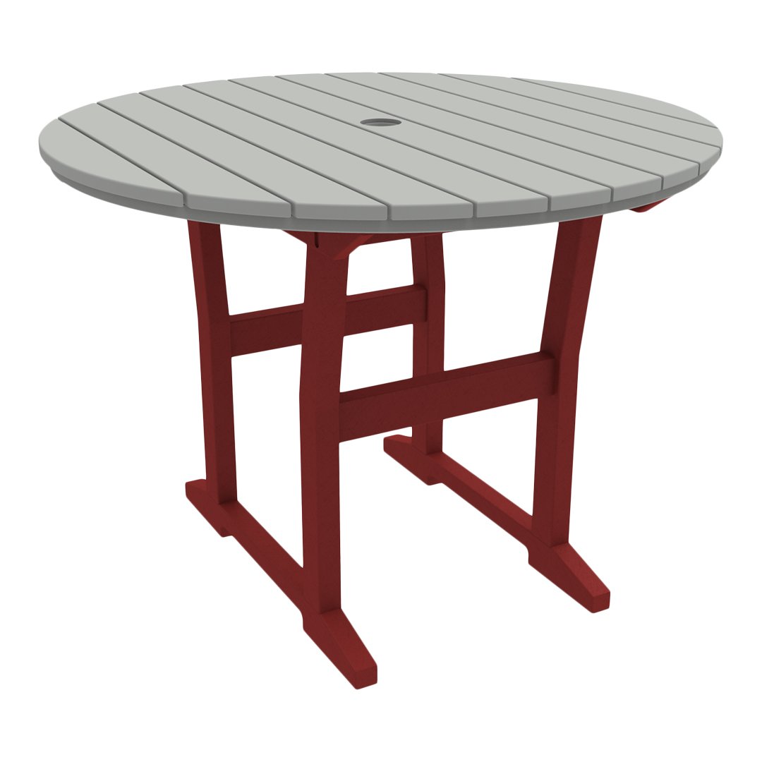 Seaside Casual Coastline Café Round Dining Table