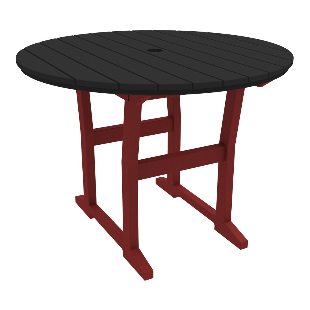 Seaside Casual Coastline Café Round Dining Table
