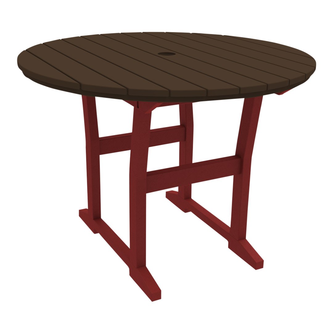 Seaside Casual Coastline Café Round Dining Table