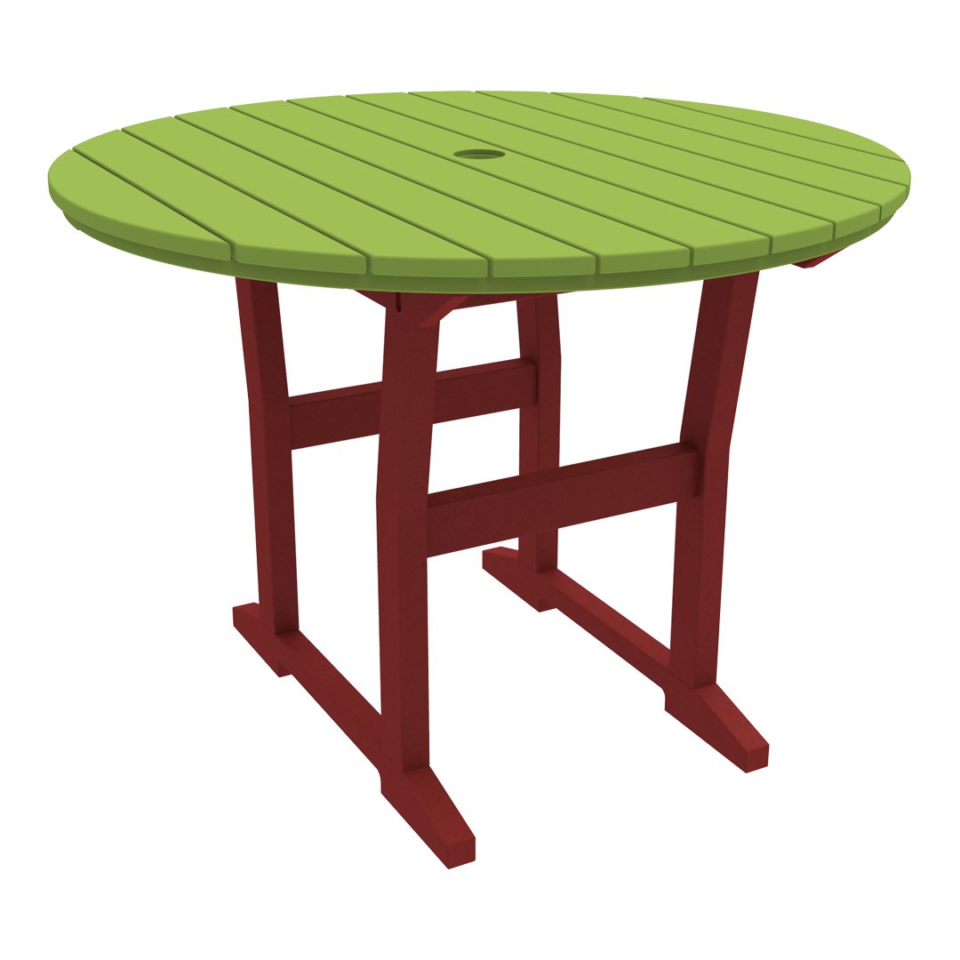 Seaside Casual Coastline Café Round Dining Table