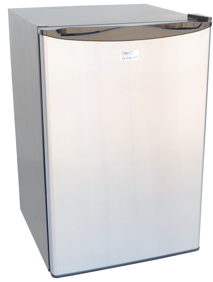 Kokomo Grills Built-In Outdoor Kitchen Refrigerator with Temp Control, Soda Rack & Lights