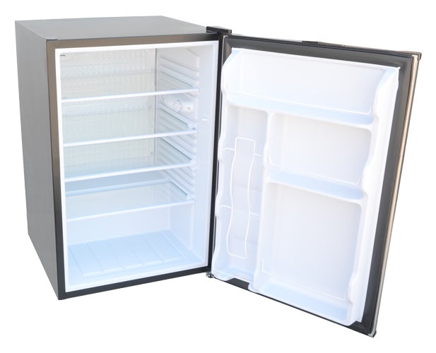 Kokomo Grills Built-In Outdoor Kitchen Refrigerator with Temp Control, Soda Rack & Lights