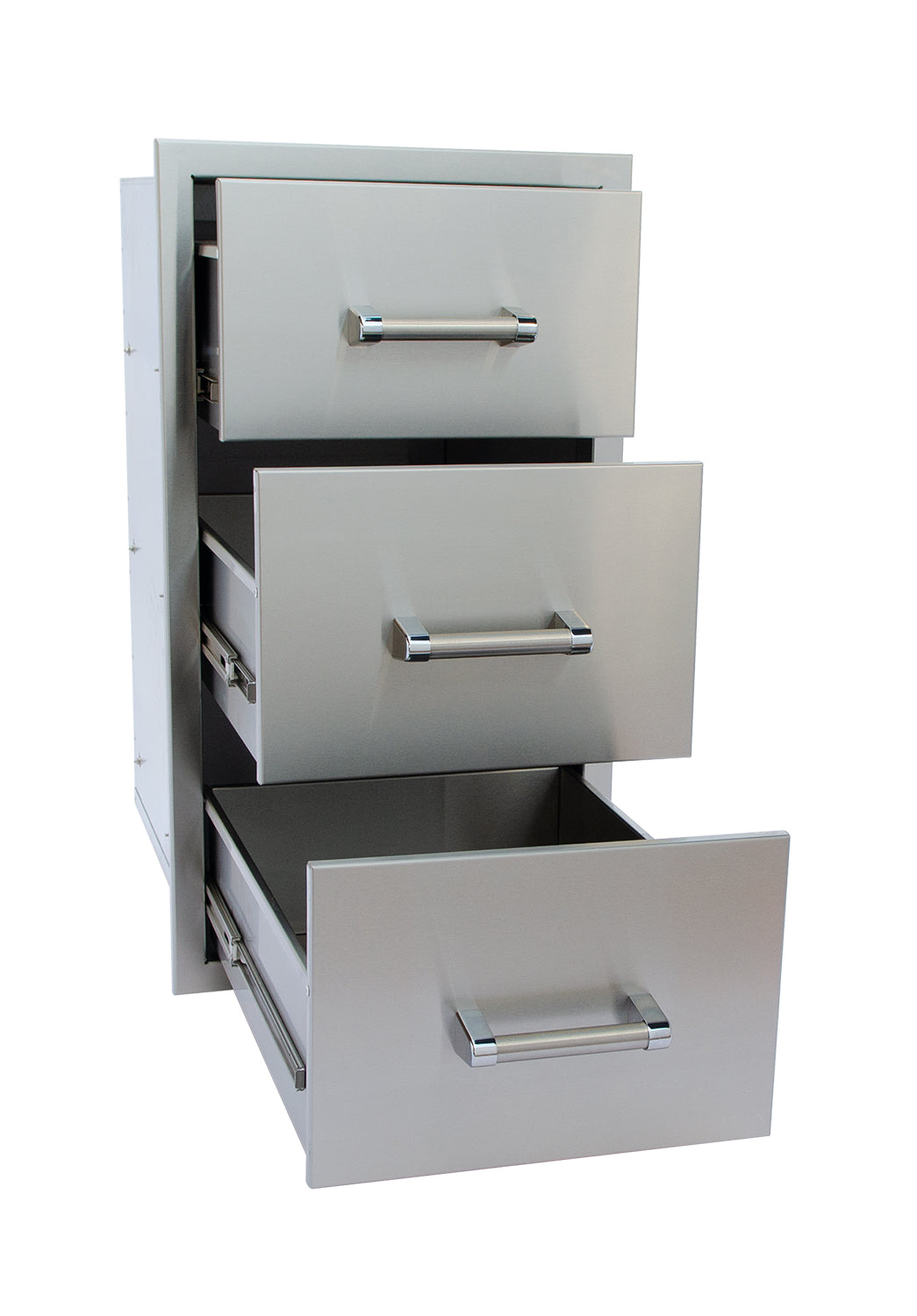 Kokomo Grills Stainless Steel Built-In Triple Drawer