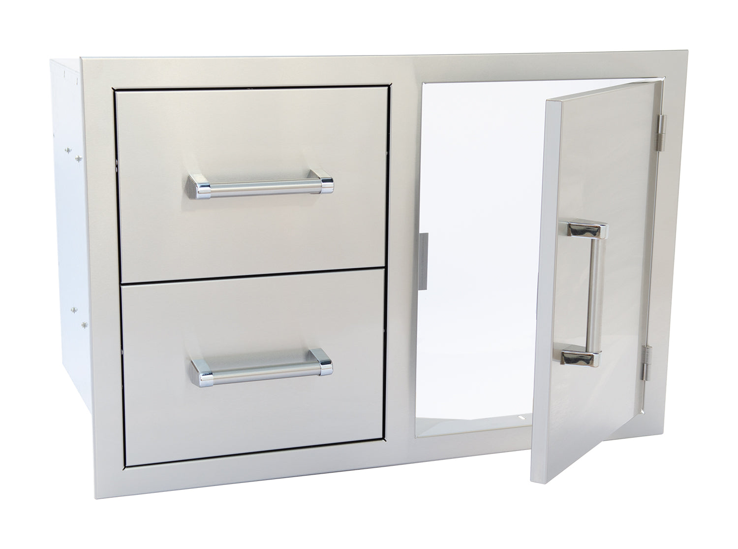 Kokomo Grills Stainless Steel Two Drawer & Door Combo