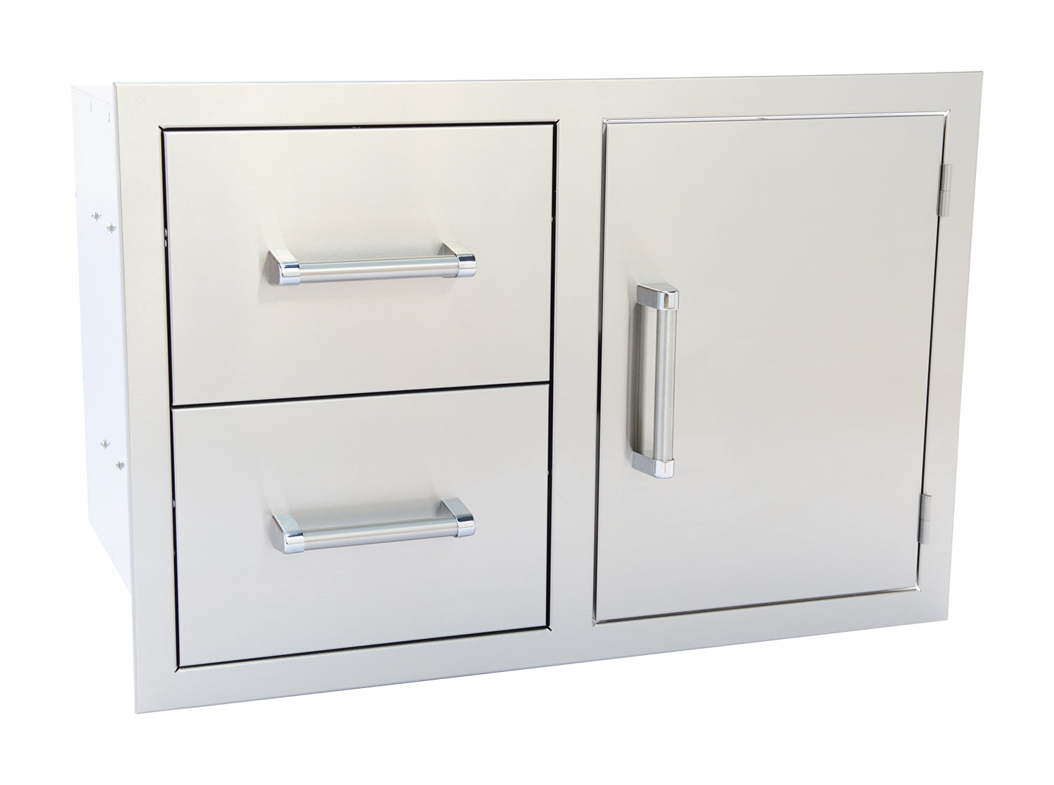Kokomo Grills Stainless Steel Two Drawer & Door Combo