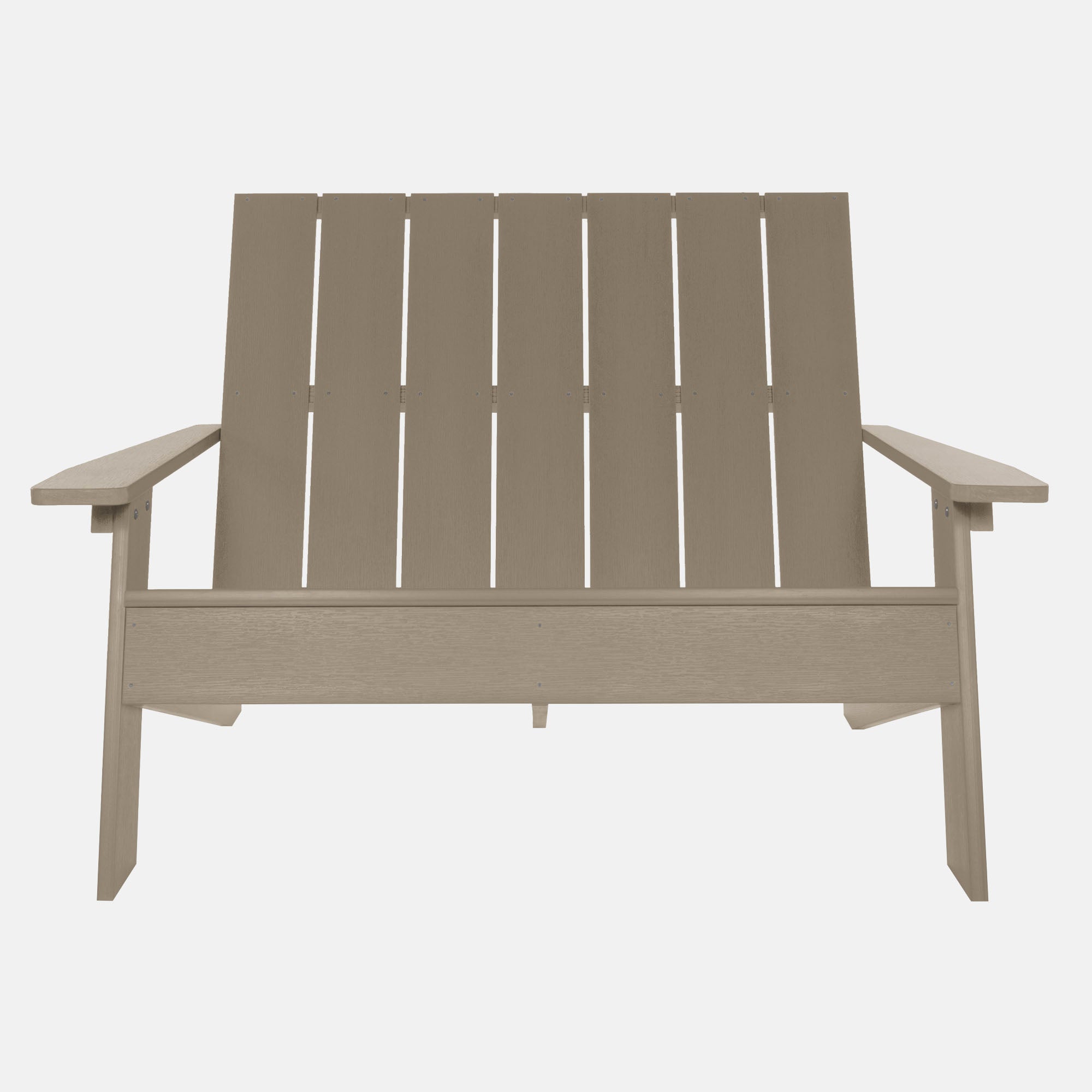 Sequoia Outdoor Granite Hills Double Wide Modern Adirondack Chair