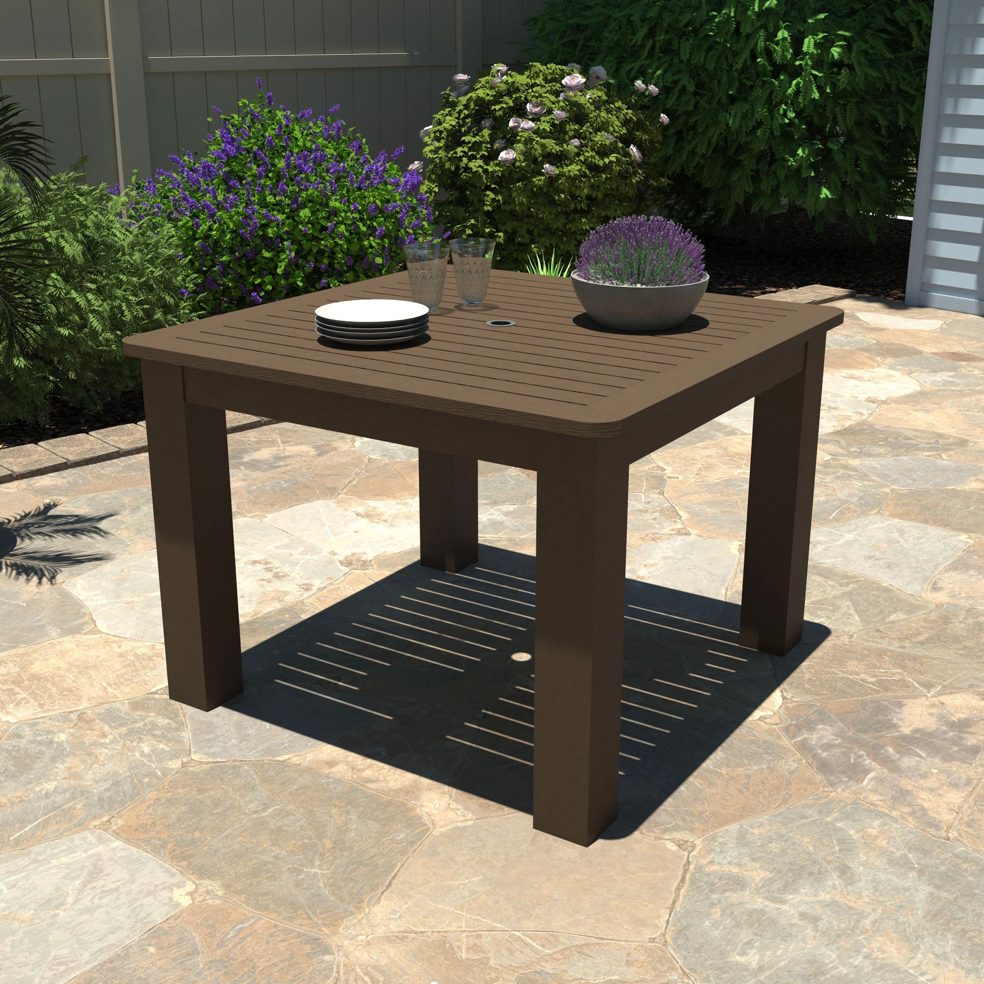 Sequoia Outdoor Homestead Square 42in x 42in Dining Table