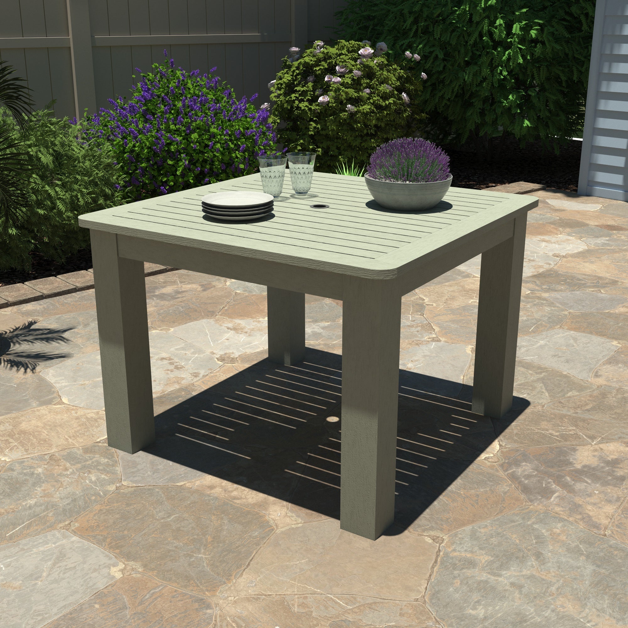 Sequoia Outdoor Homestead Square 42in x 42in Dining Table