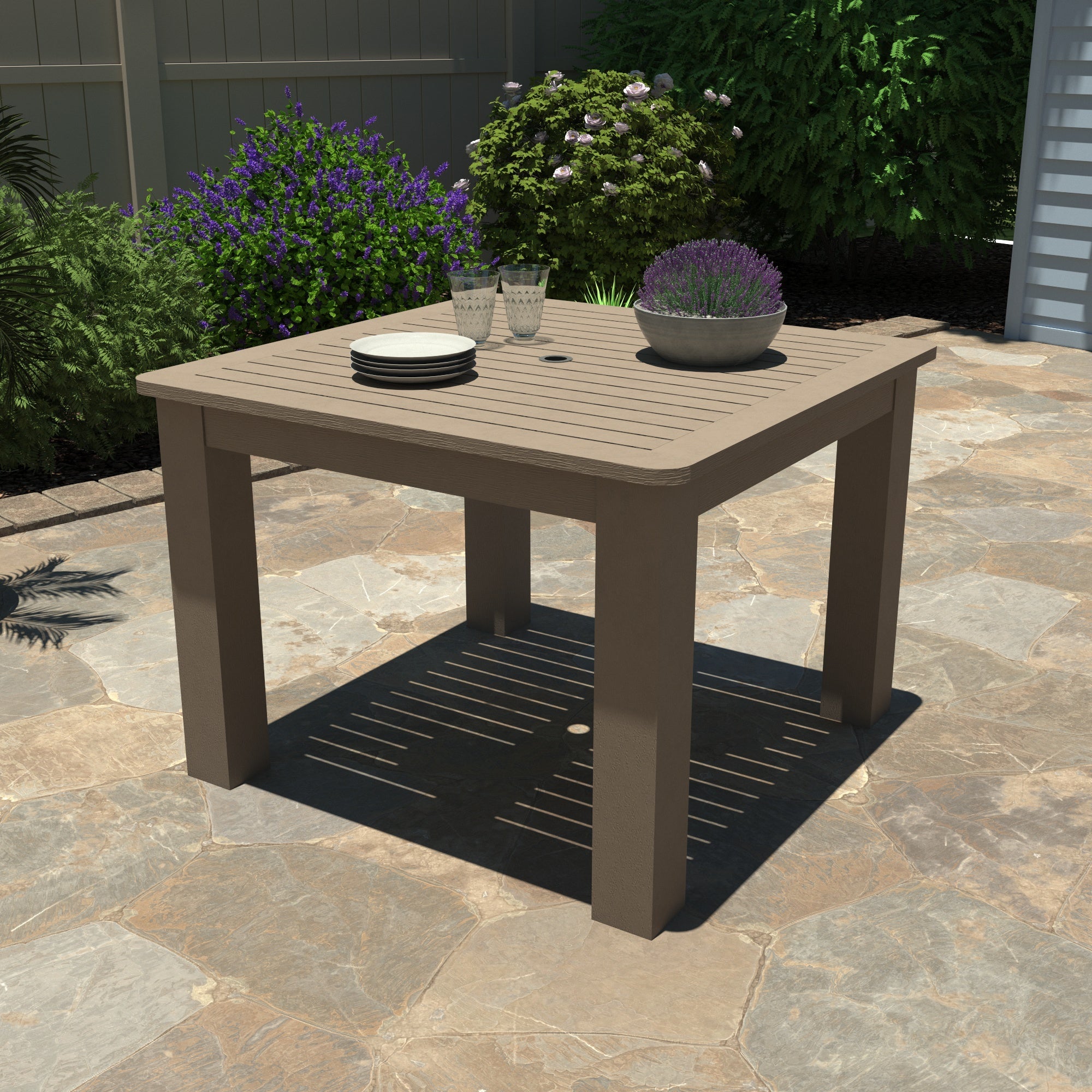 Sequoia Outdoor Homestead Square 42in x 42in Dining Table