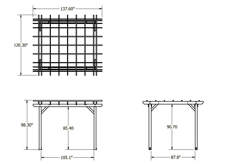 Sequoia Outdoor St. Clair 10x12 Pergola