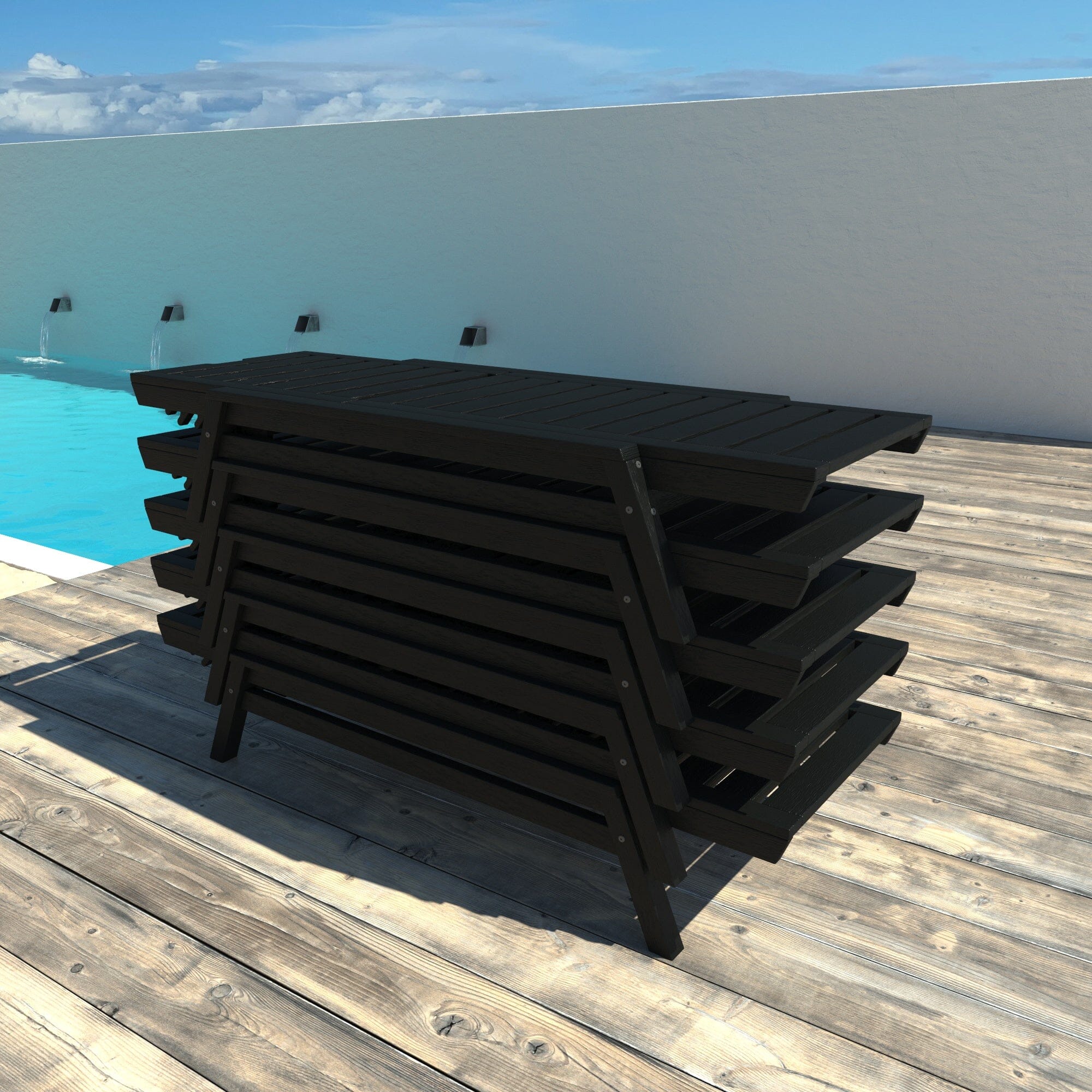 Sequoia Outdoor Aurora Stackable Chaise Lounge