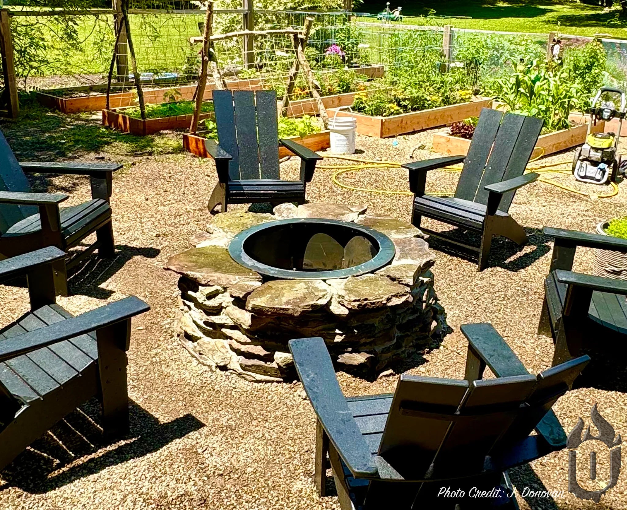 Ohio Flame Heavy Gauge Fire Ring - Round