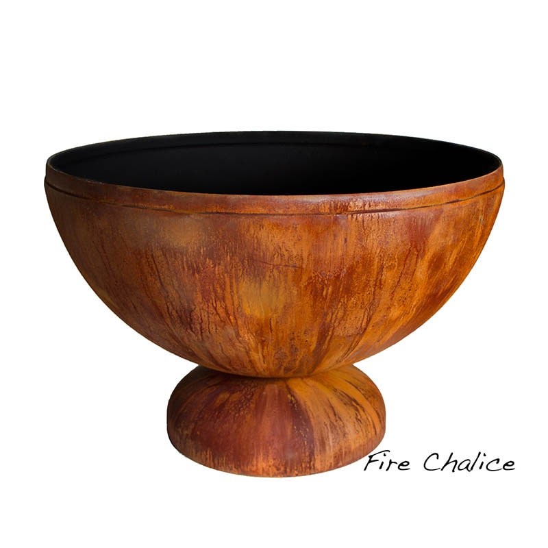 Ohio Flame Fire Chalice Artisan Wood Burning Fire Pit