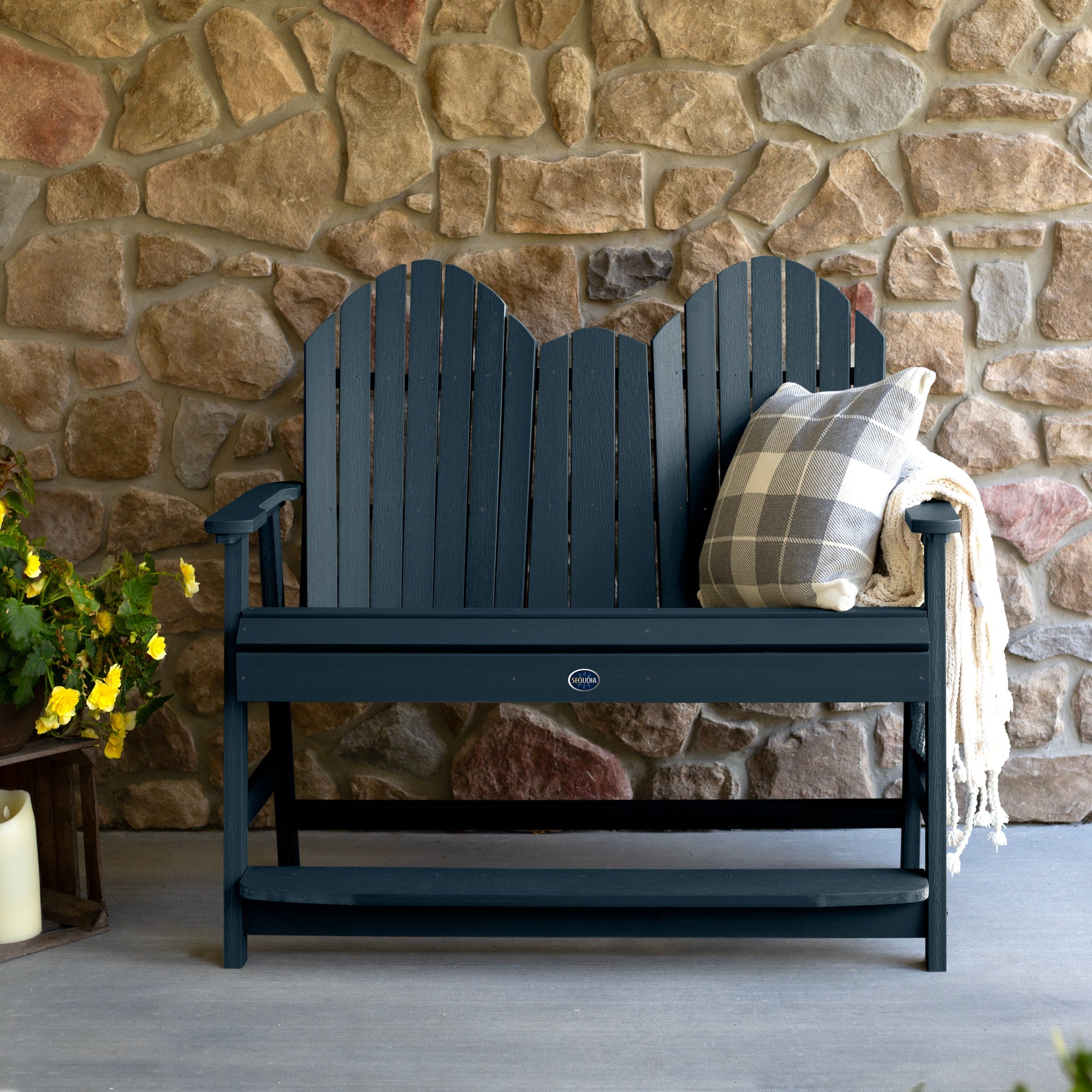 Sequoia Outdoor Lighthouse 4ft Counter Height Bench