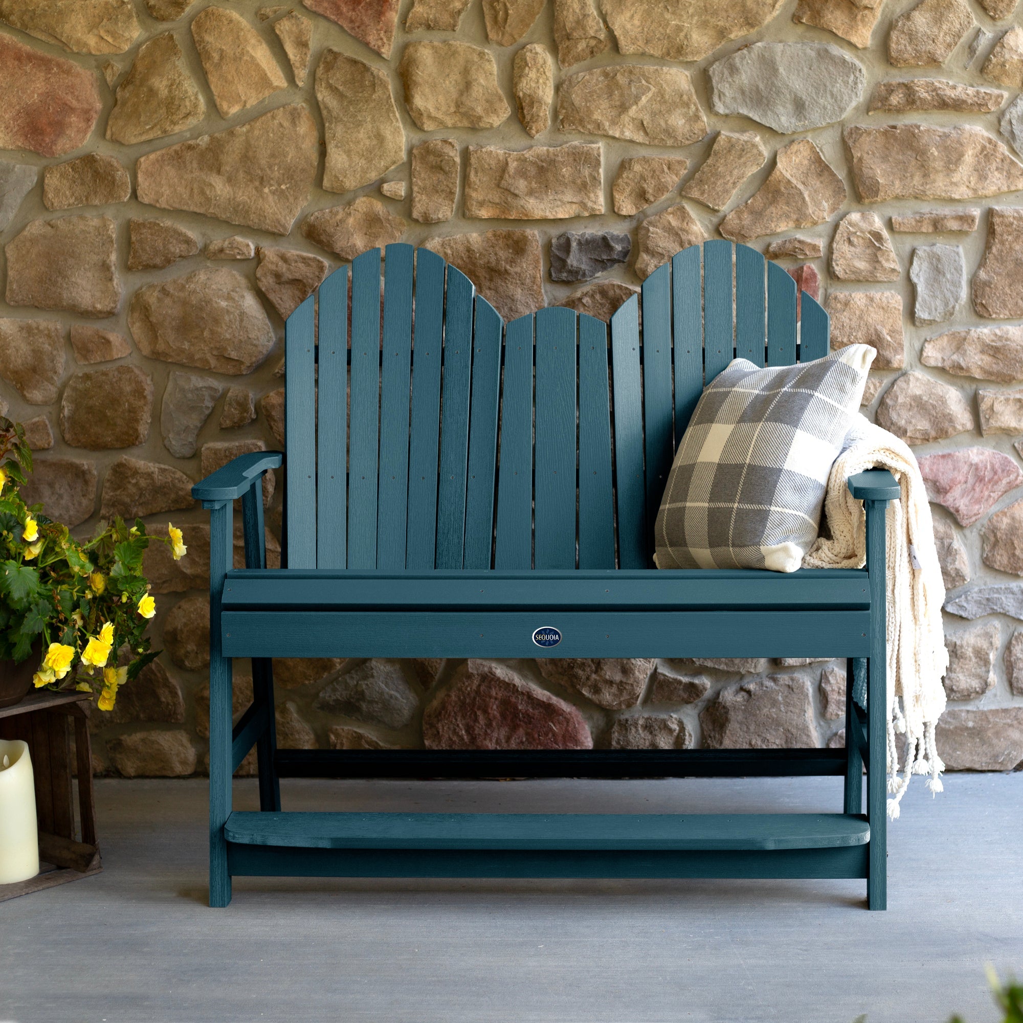 Sequoia Outdoor Lighthouse 4ft Counter Height Bench