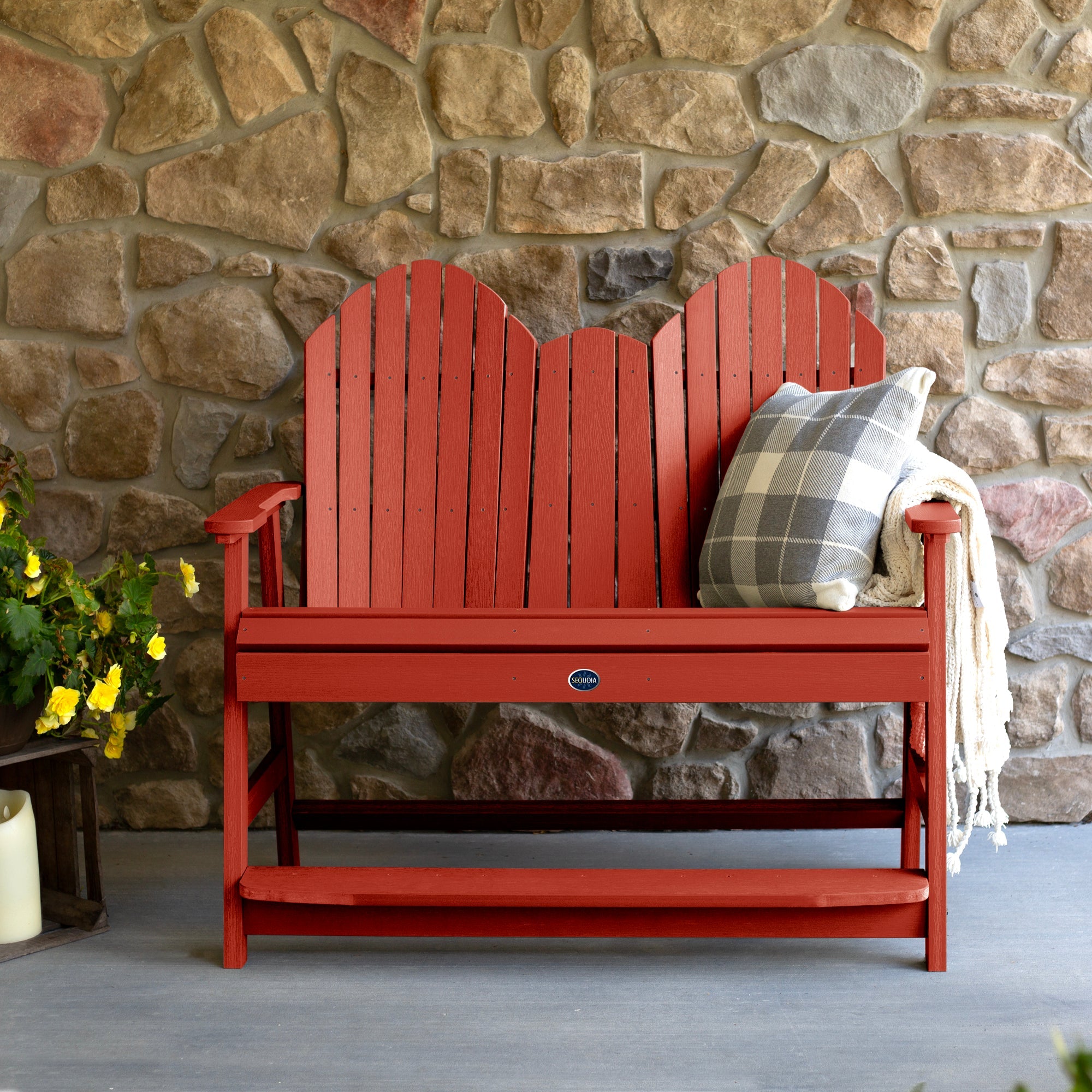 Sequoia Outdoor Lighthouse 4ft Counter Height Bench