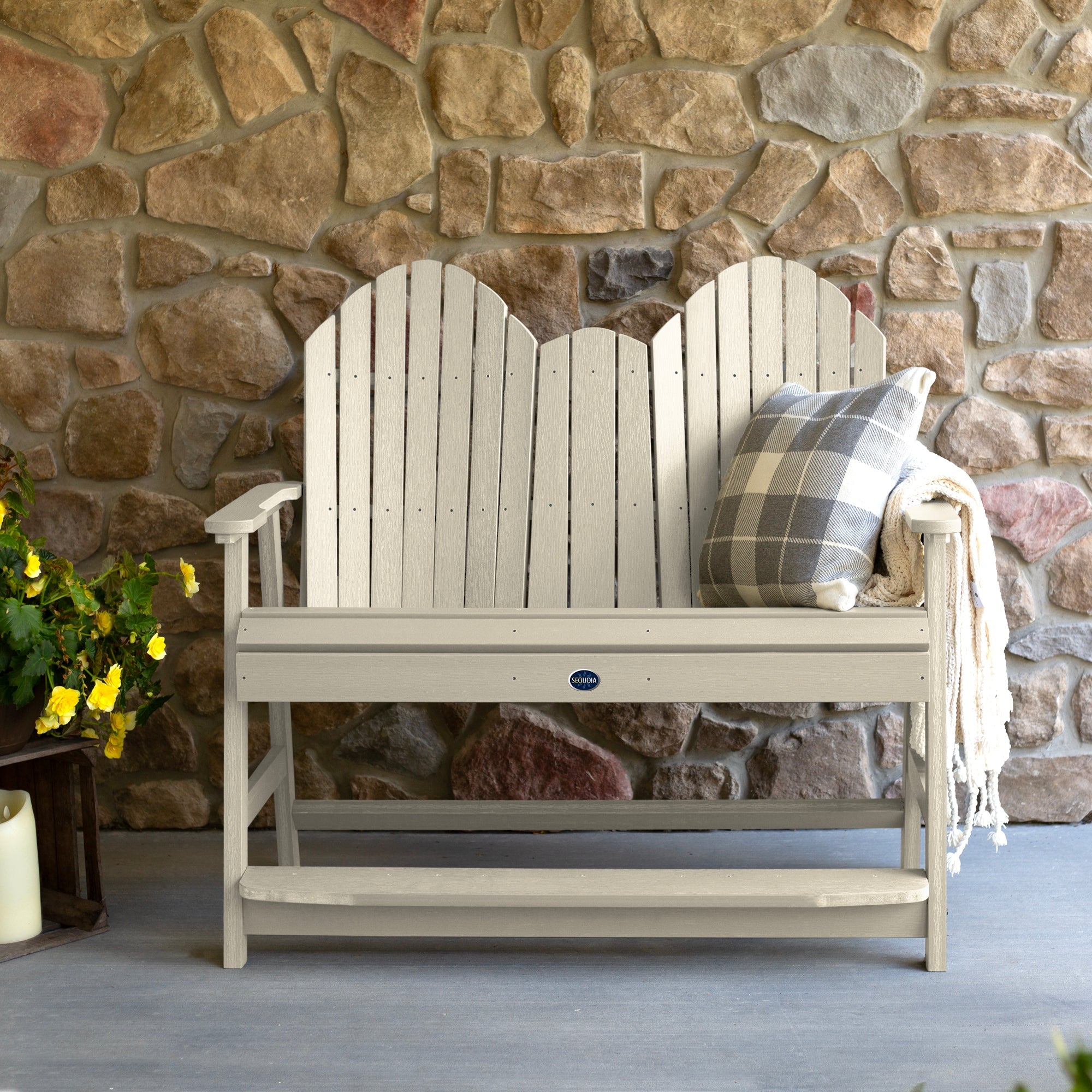 Sequoia Outdoor Lighthouse 4ft Counter Height Bench