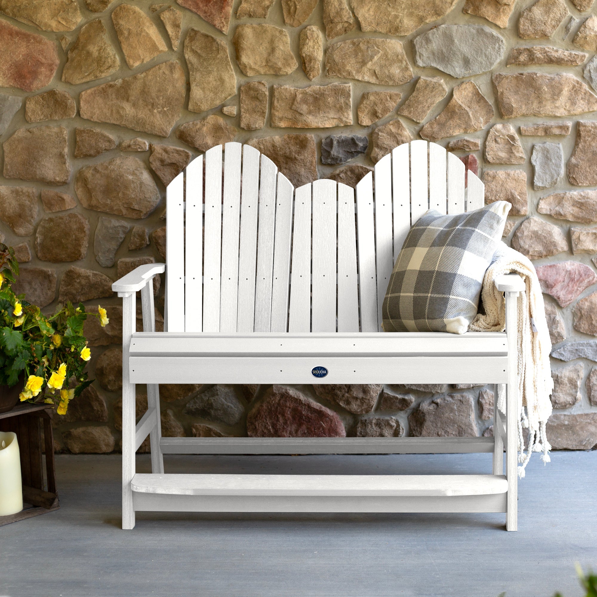 Sequoia Outdoor Lighthouse 4ft Counter Height Bench