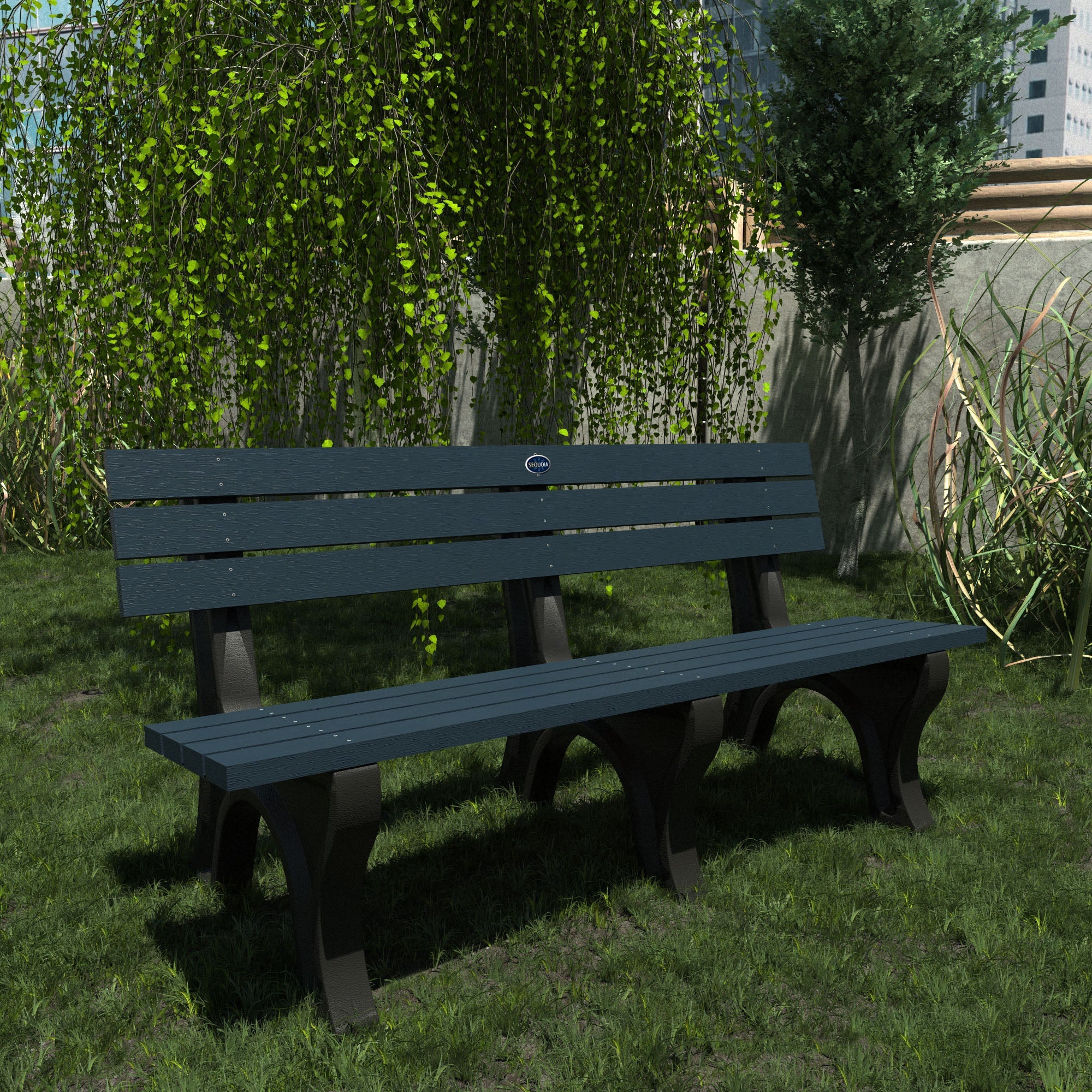 Sequoia Outdoor Aurora Traditional 6ft Park Bench