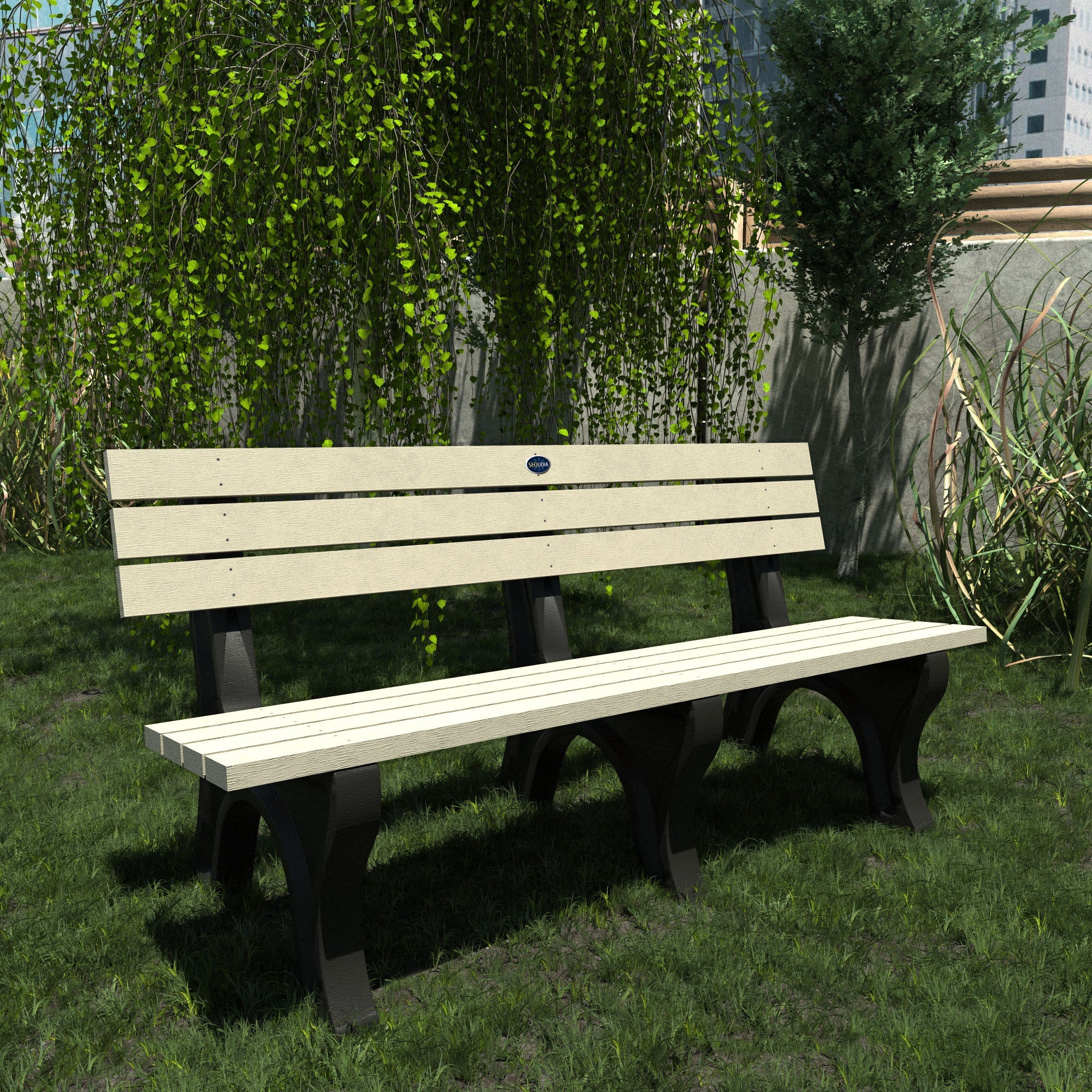 Sequoia Outdoor Aurora Traditional 6ft Park Bench