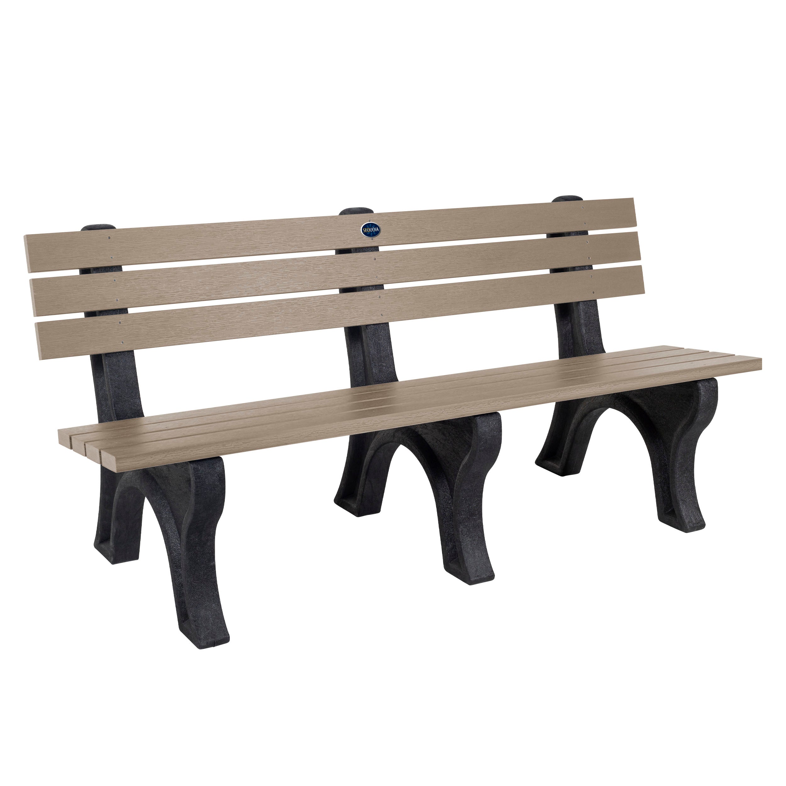 Sequoia Outdoor Aurora Traditional 6ft Park Bench