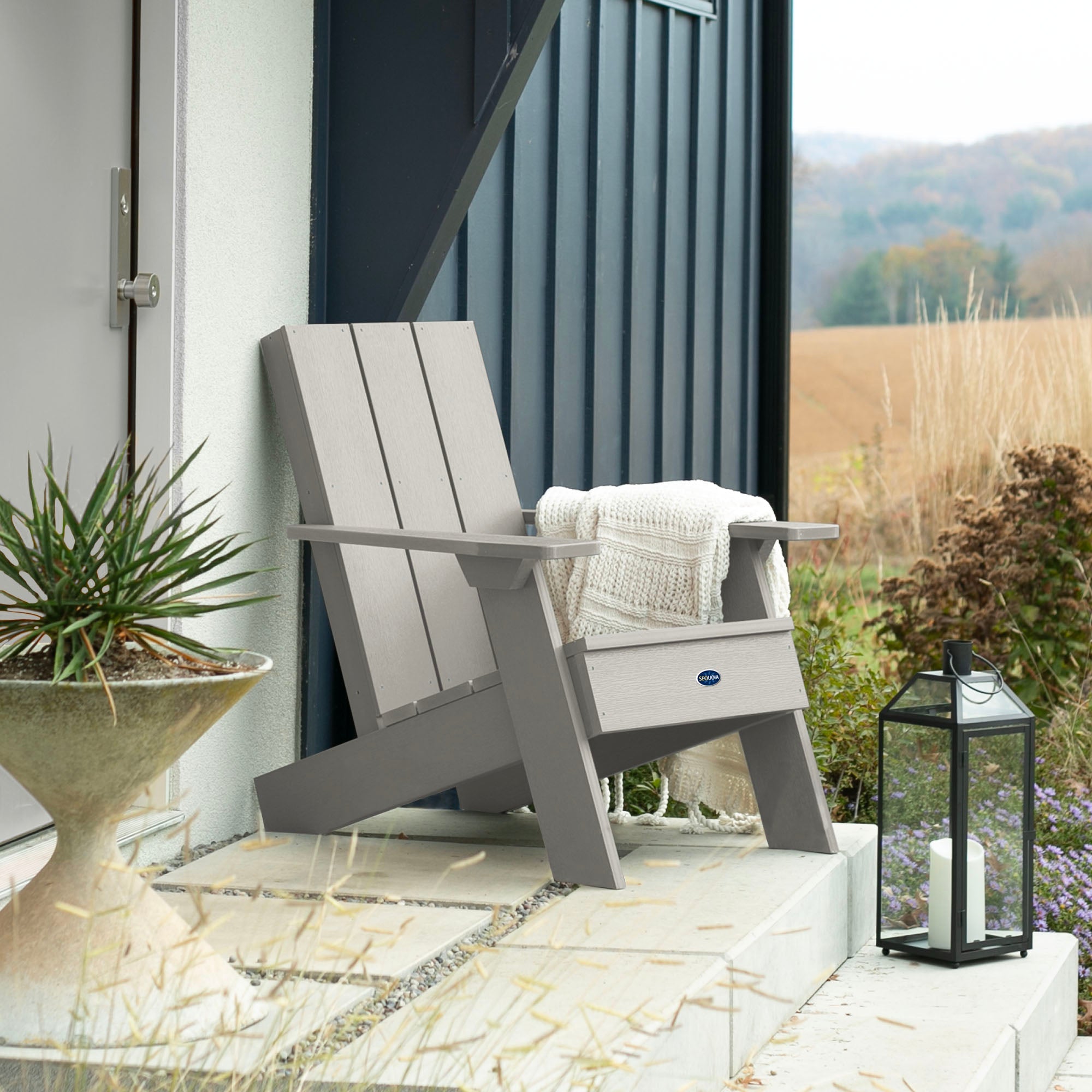 Sequoia Outdoor Granite Hills Modern Adirondack Chair