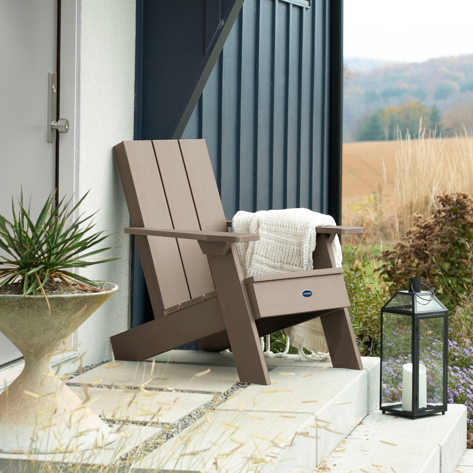 Sequoia Outdoor Granite Hills Modern Adirondack Chair