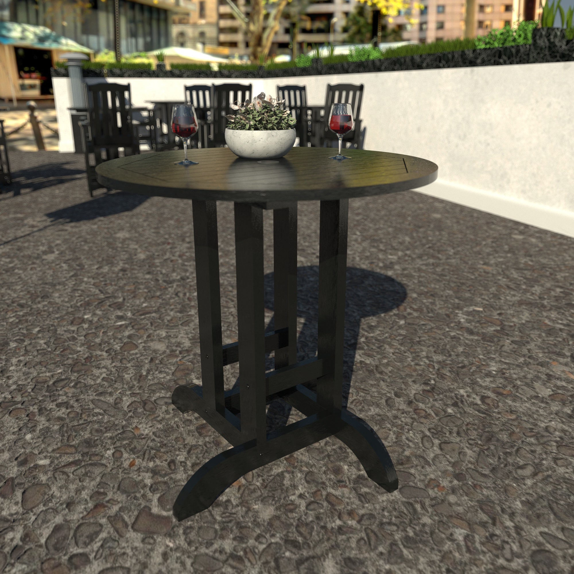 Sequoia Outdoor Homestead 36in Diameter Counter Height Dining Table