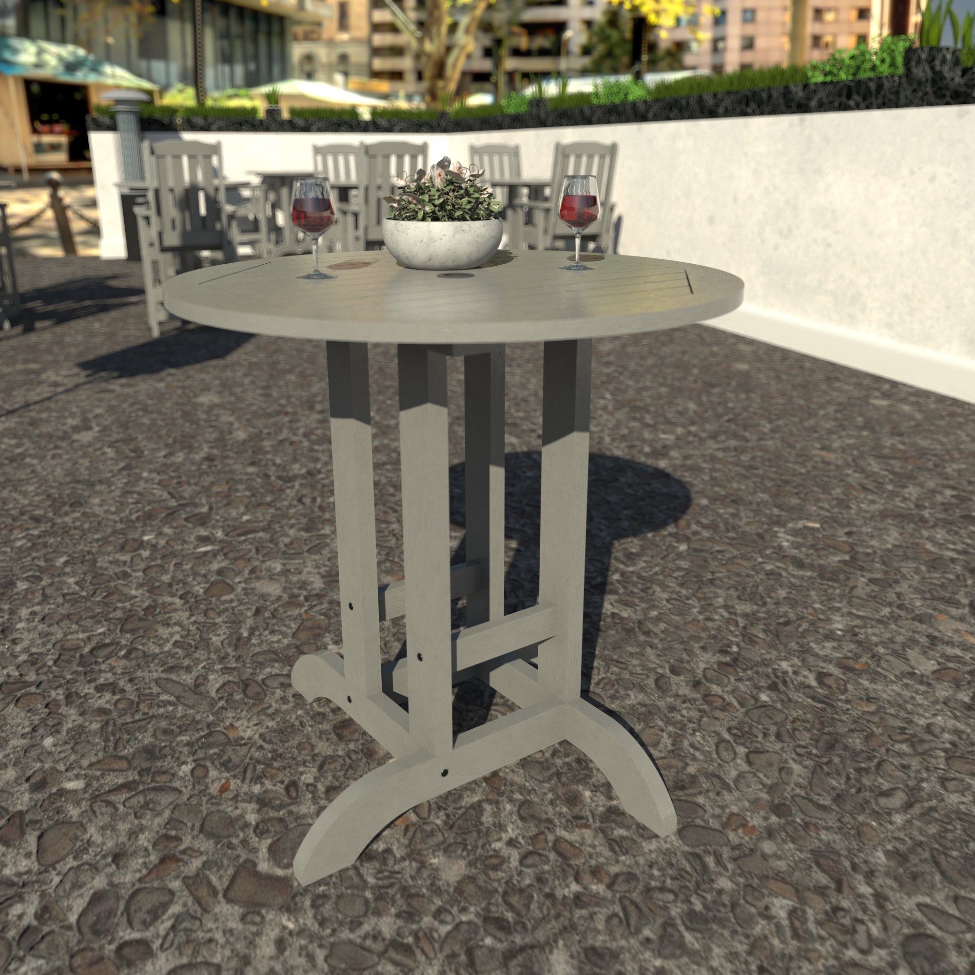 Sequoia Outdoor Homestead 36in Diameter Counter Height Dining Table