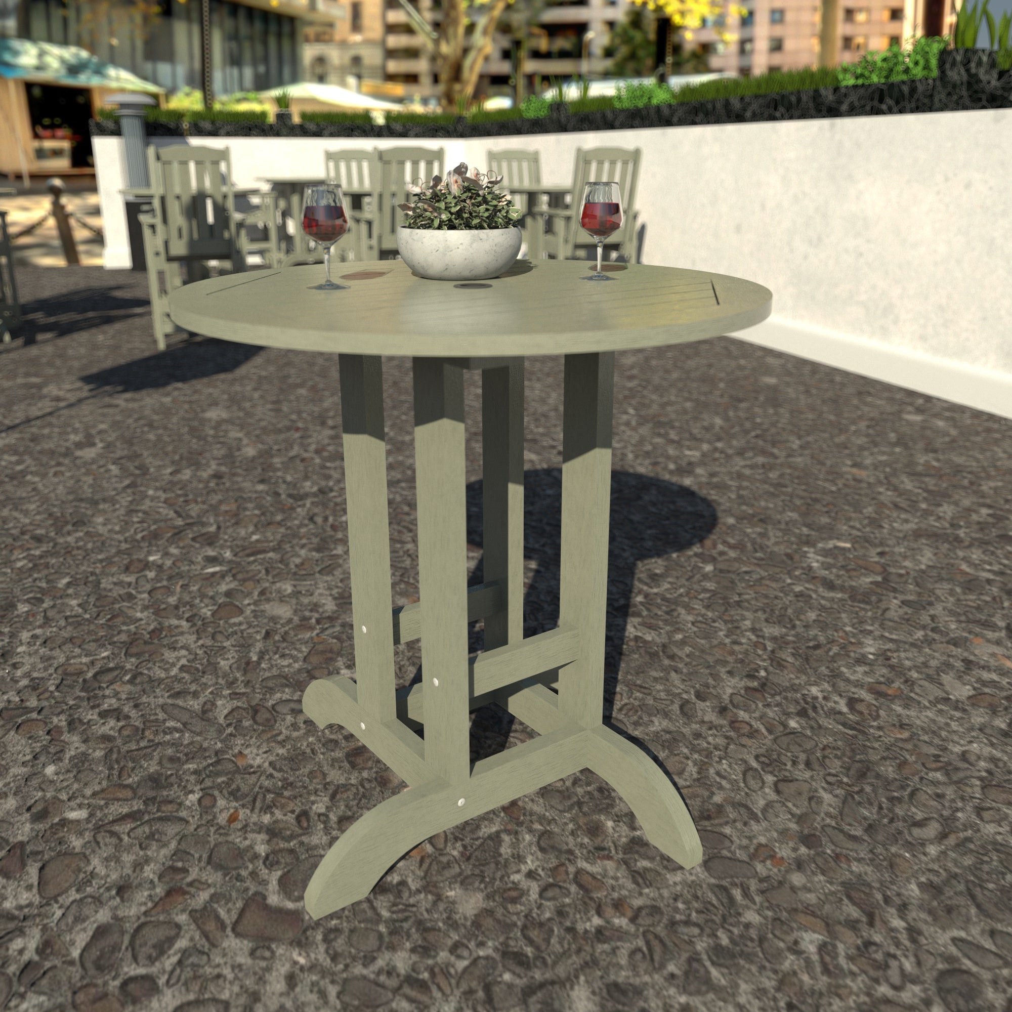 Sequoia Outdoor Homestead 36in Diameter Counter Height Dining Table