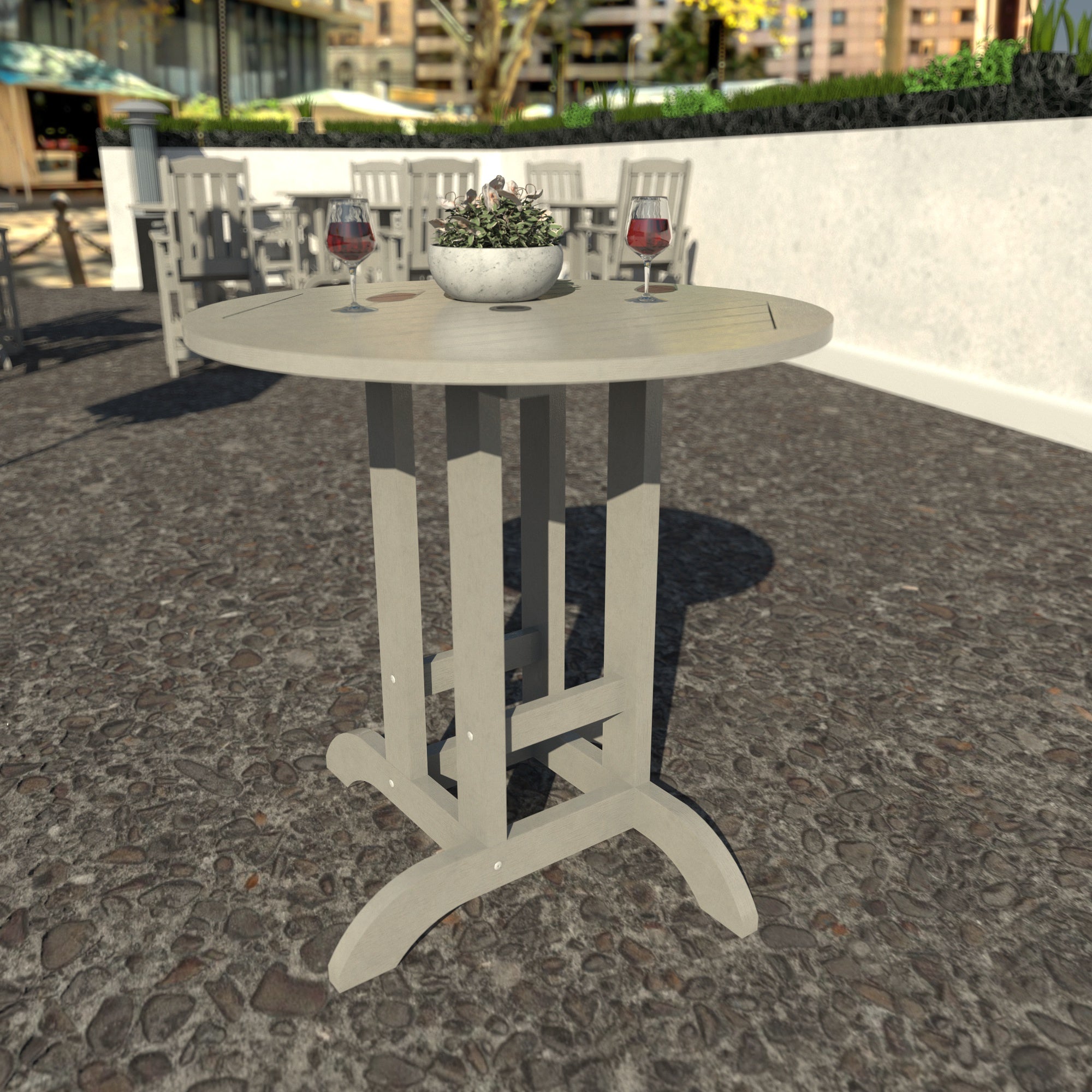Sequoia Outdoor Homestead 36in Diameter Counter Height Dining Table
