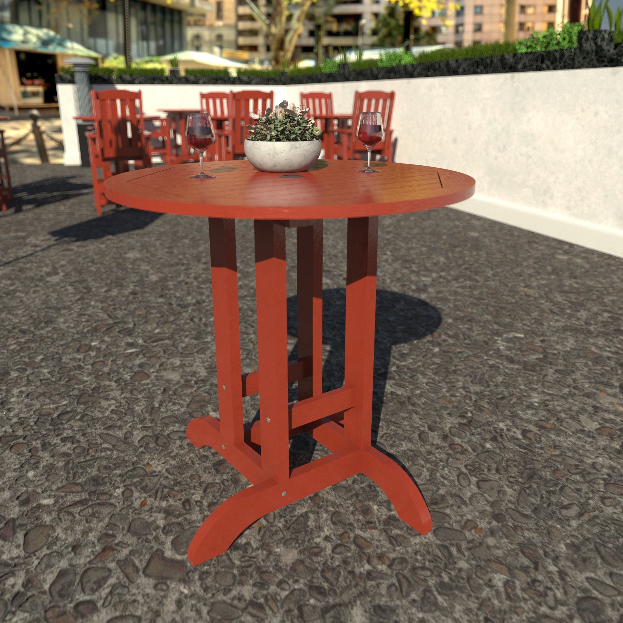 Sequoia Outdoor Homestead 36in Diameter Counter Height Dining Table