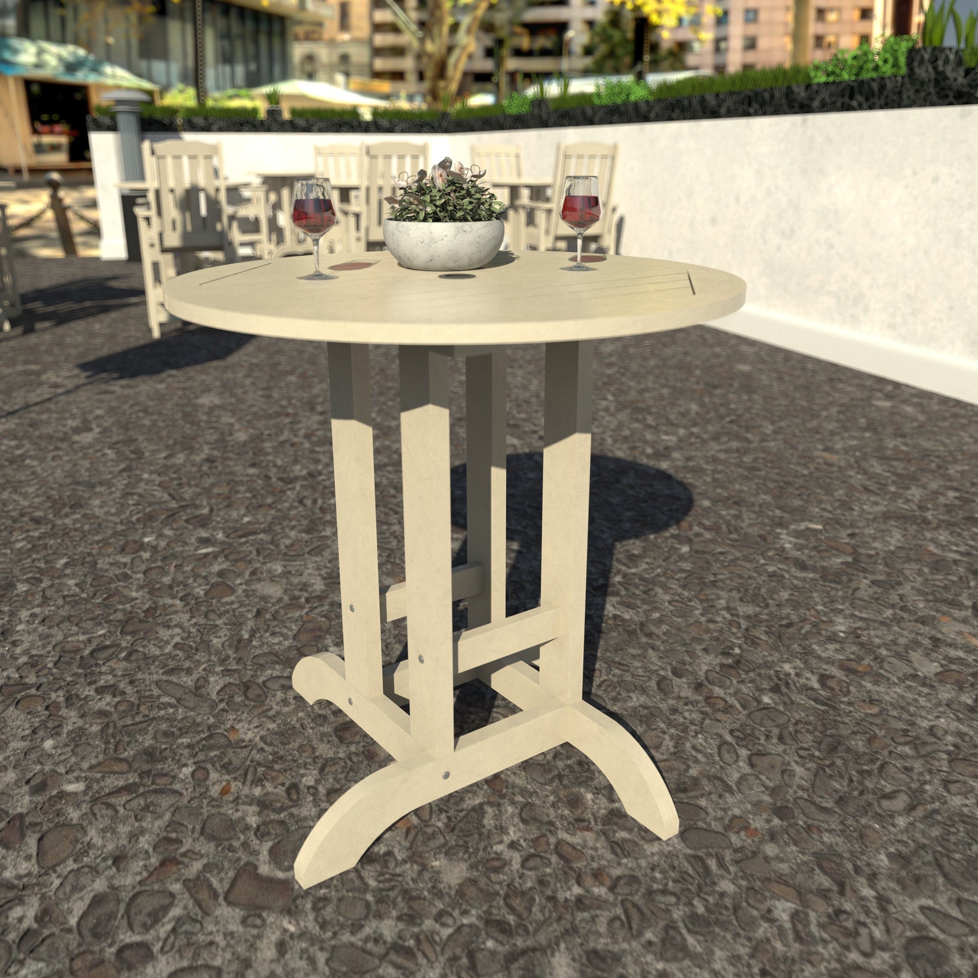 Sequoia Outdoor Homestead 36in Diameter Counter Height Dining Table