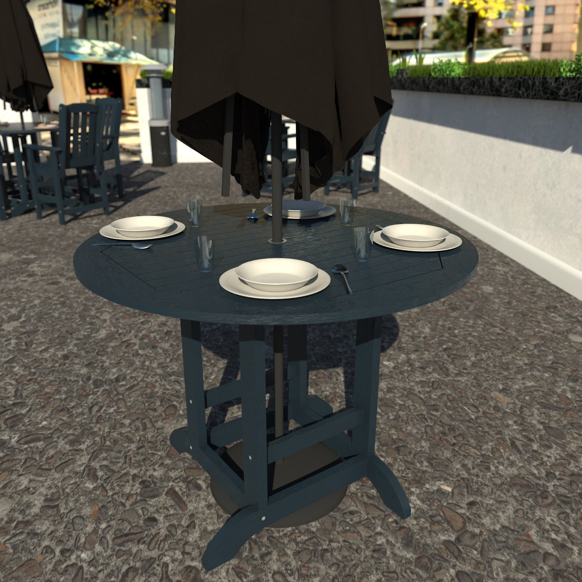 Sequoia Outdoor Homestead 48in Diameter Counter Height Dining Table